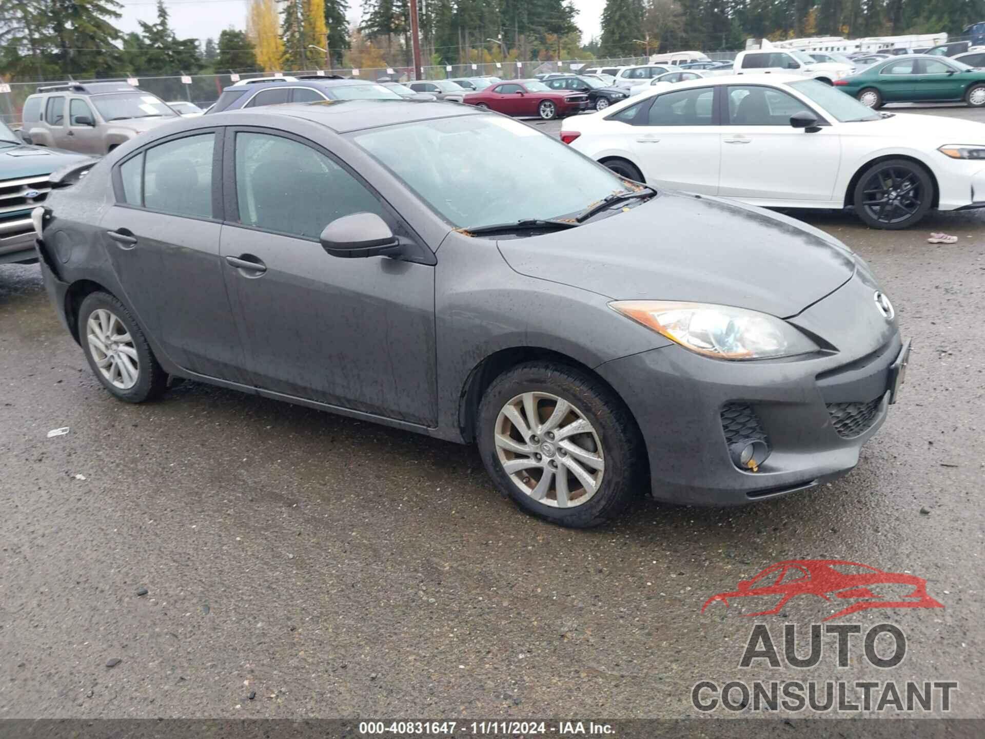 MAZDA MAZDA3 2012 - JM1BL1V89C1576558