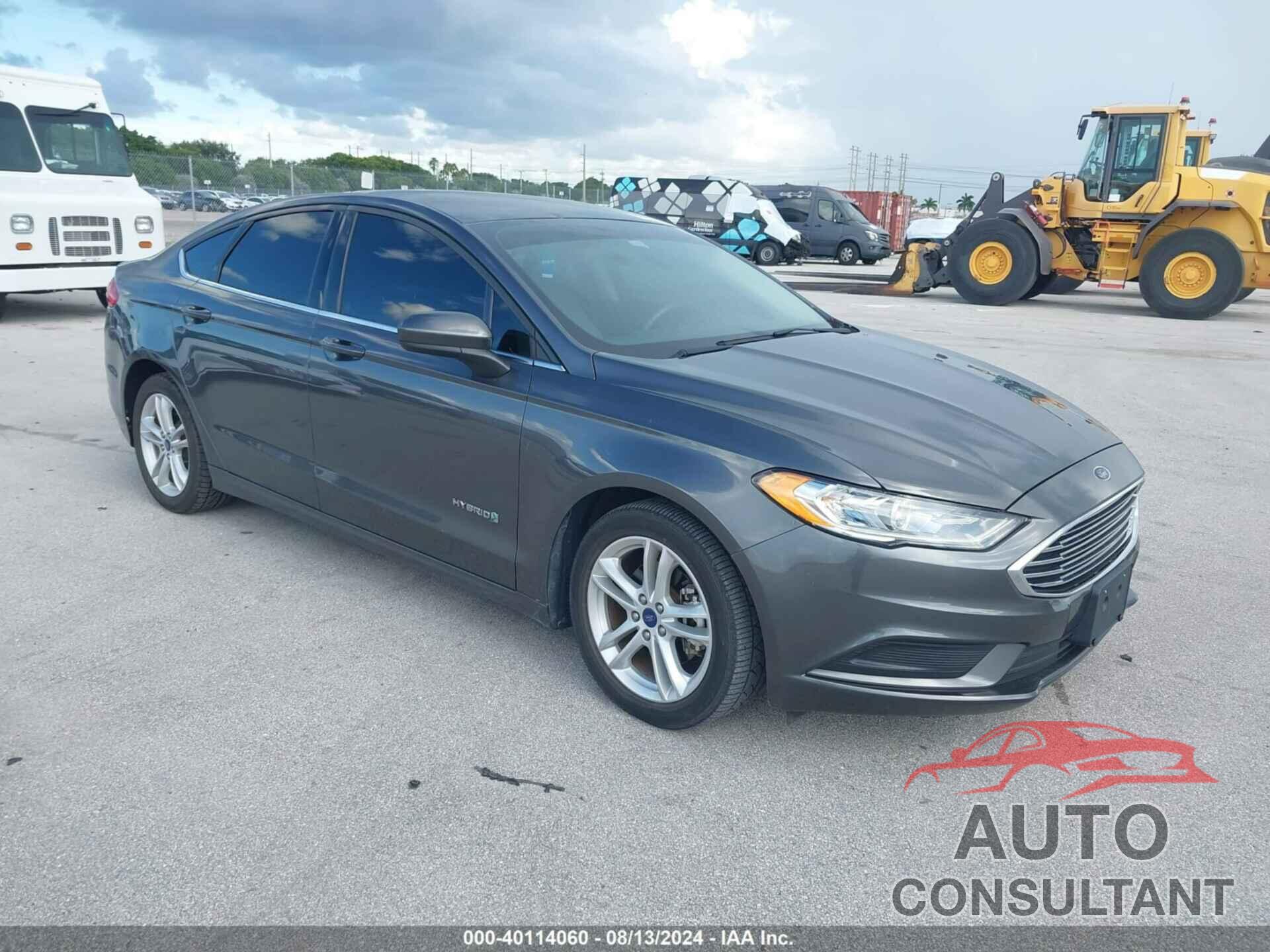 FORD FUSION HYBRID 2018 - 3FA6P0UU0JR100268