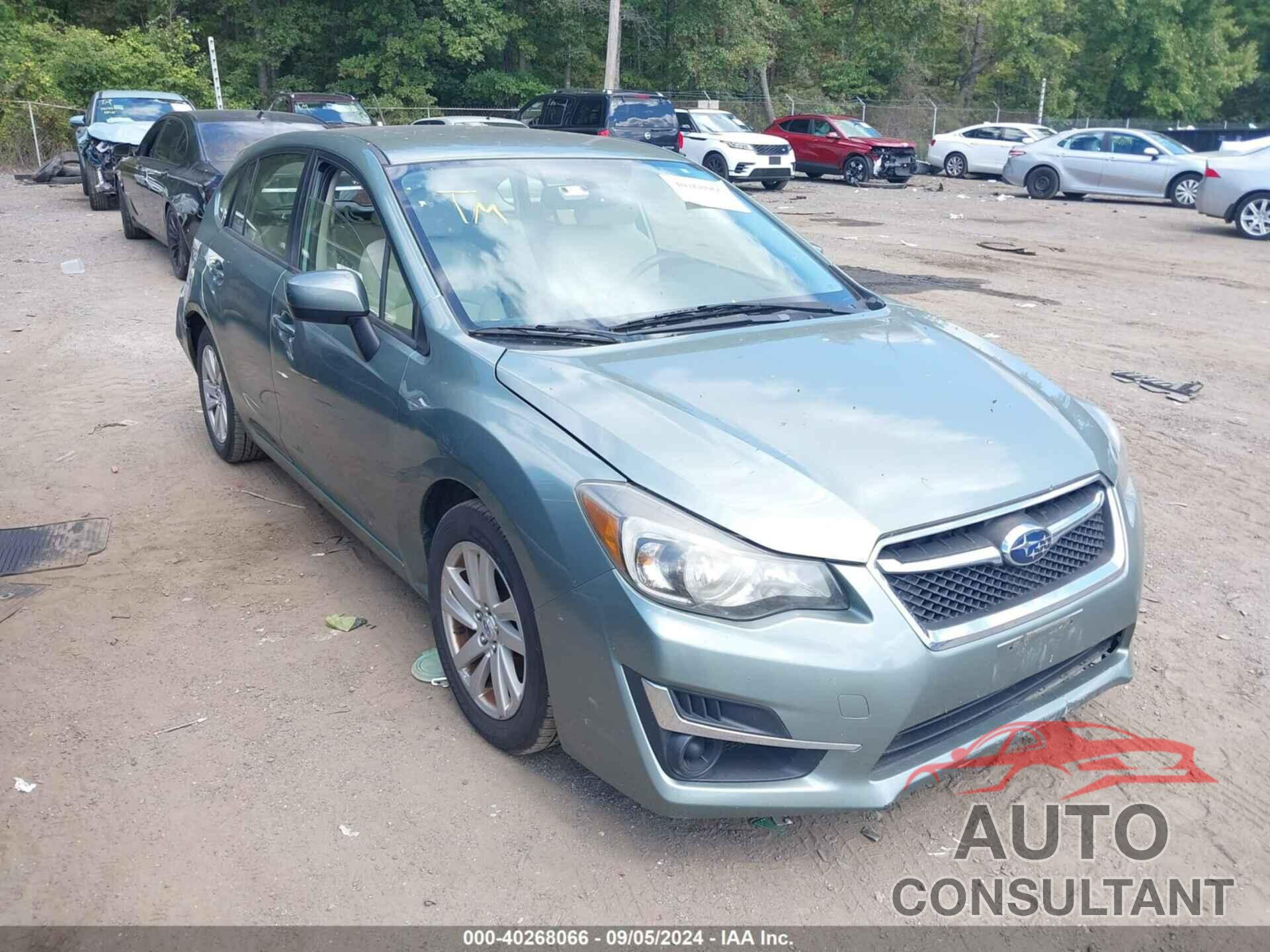 SUBARU IMPREZA 2016 - JF1GPAB66GH313928