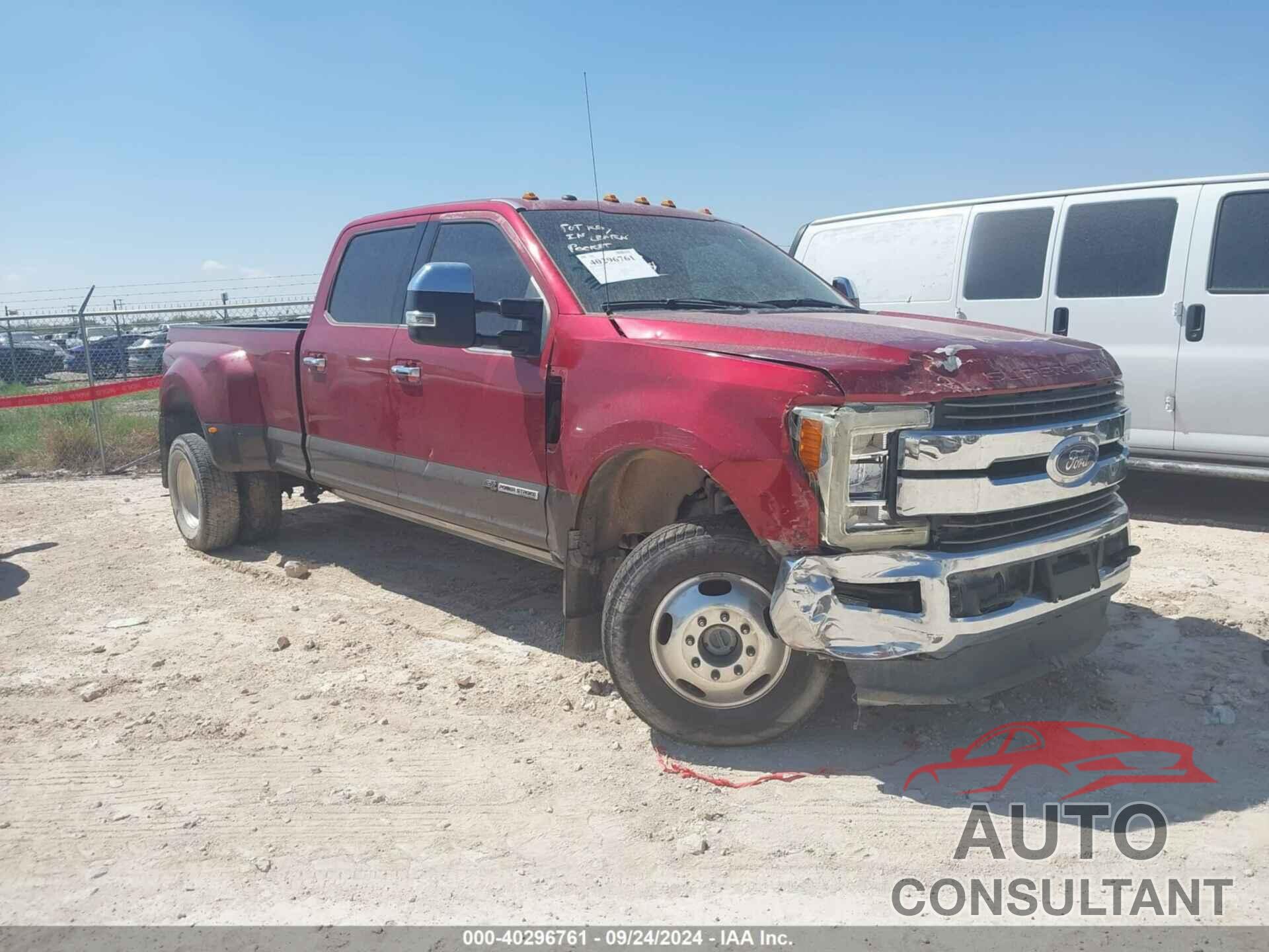 FORD F-350 2017 - 1FT8W3DT5HEC30347