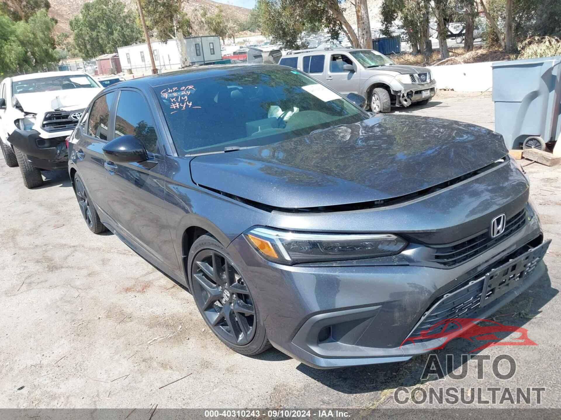 HONDA CIVIC 2022 - 2HGFE2F50NH553567