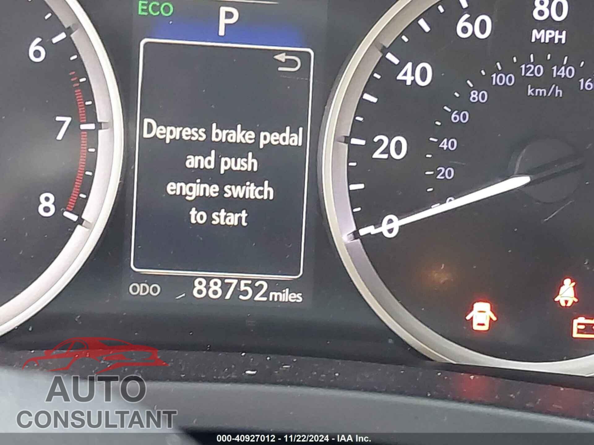 LEXUS IS 250 2015 - JTHCF1D29F5019153