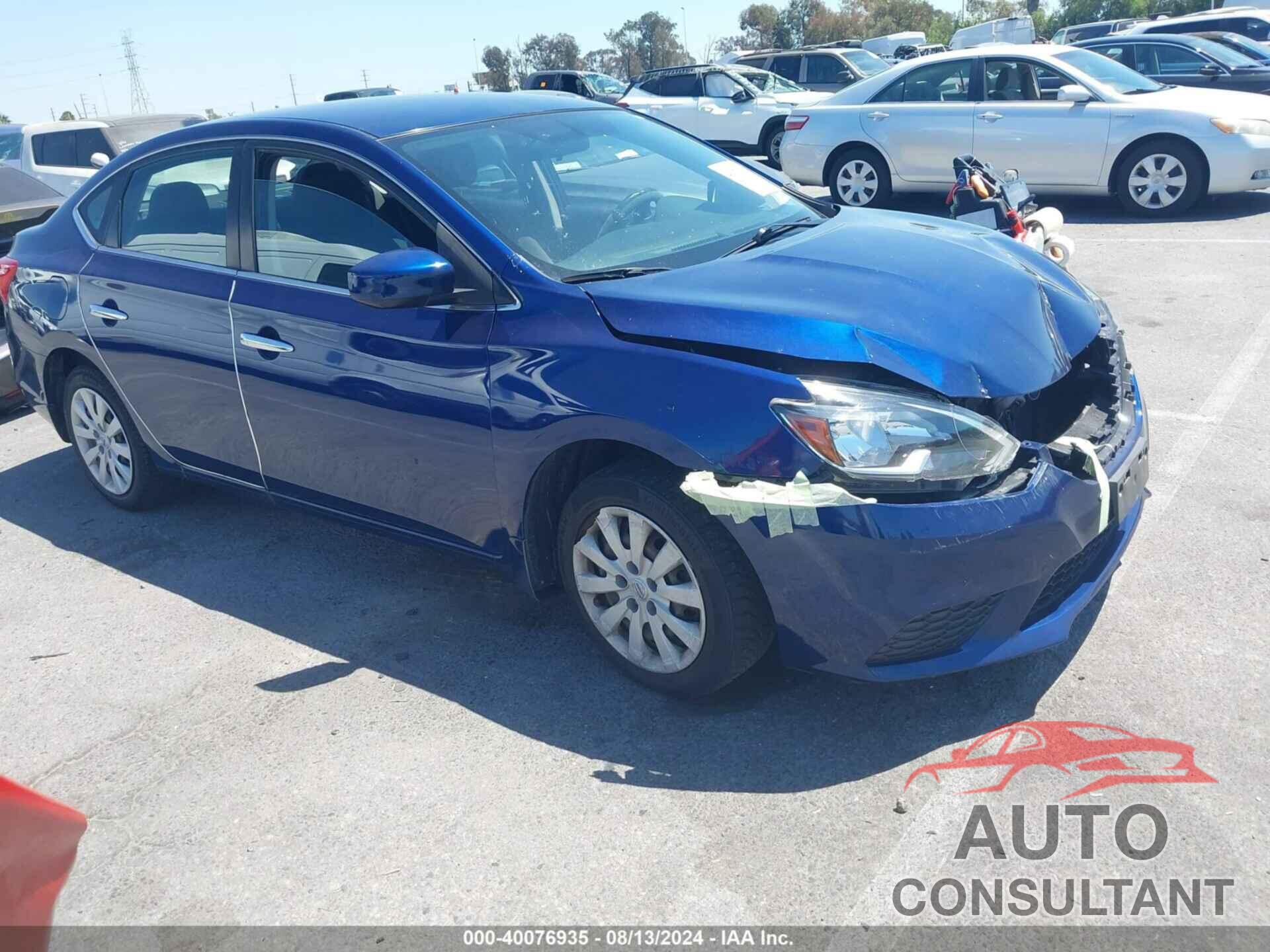 NISSAN SENTRA 2019 - 3N1AB7AP4KY212625