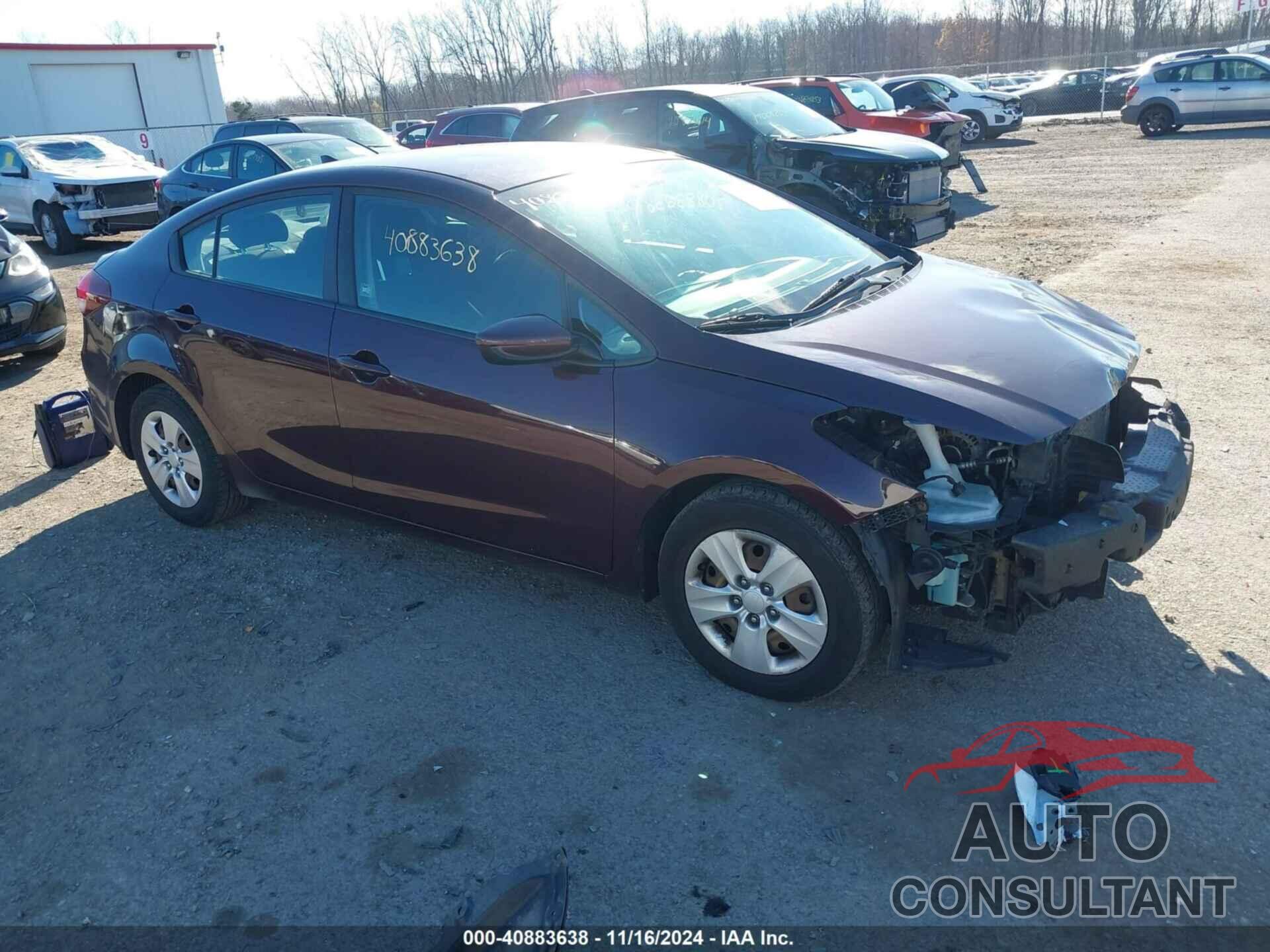KIA FORTE 2018 - 3KPFK4A75JE167504