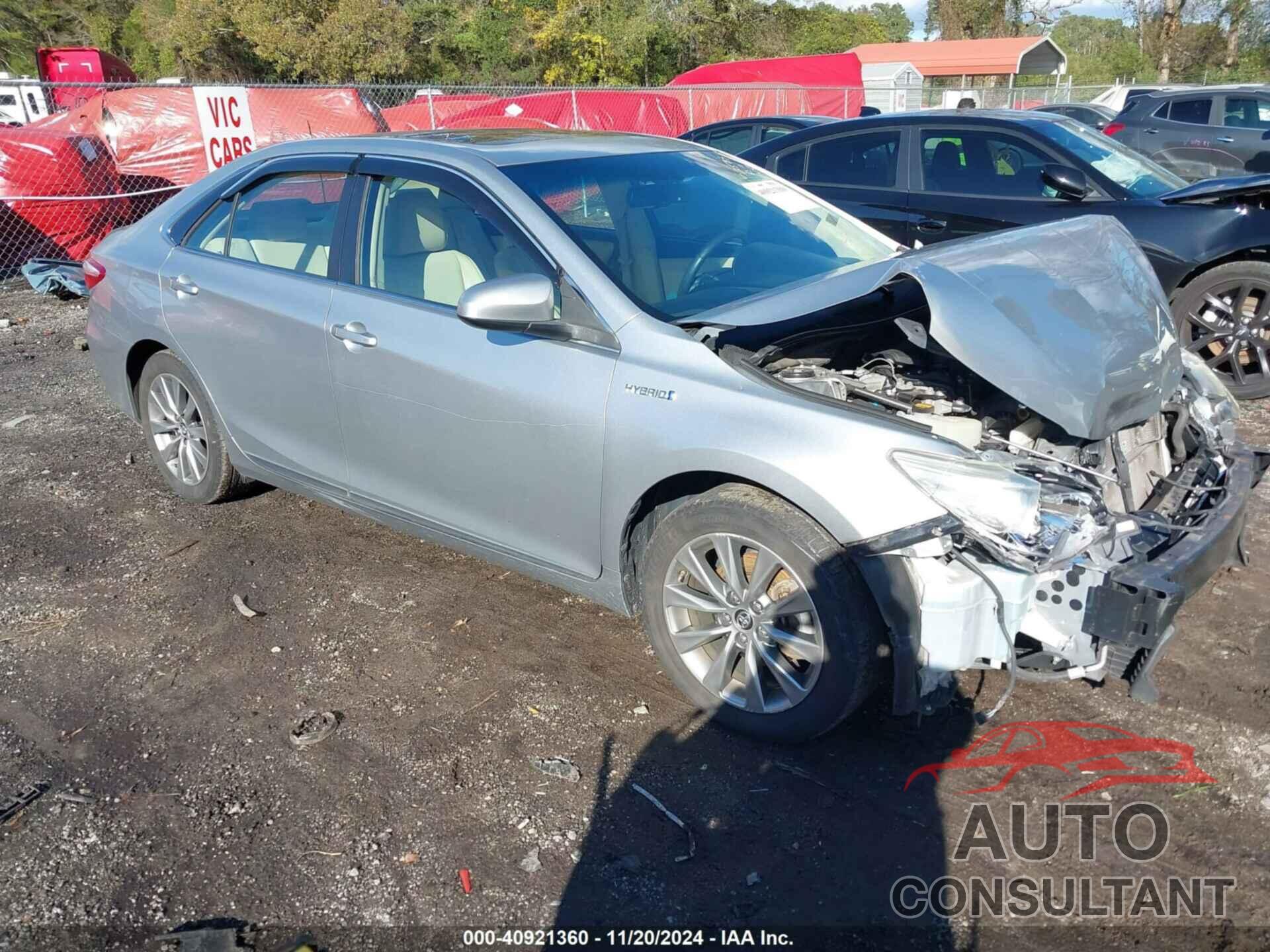 TOYOTA CAMRY HYBRID 2017 - 4T1BD1FK1HU202583