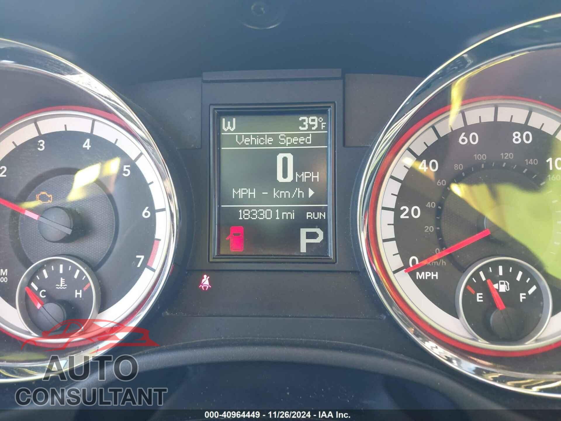 DODGE DURANGO 2011 - 1D4RE5GG1BC697143