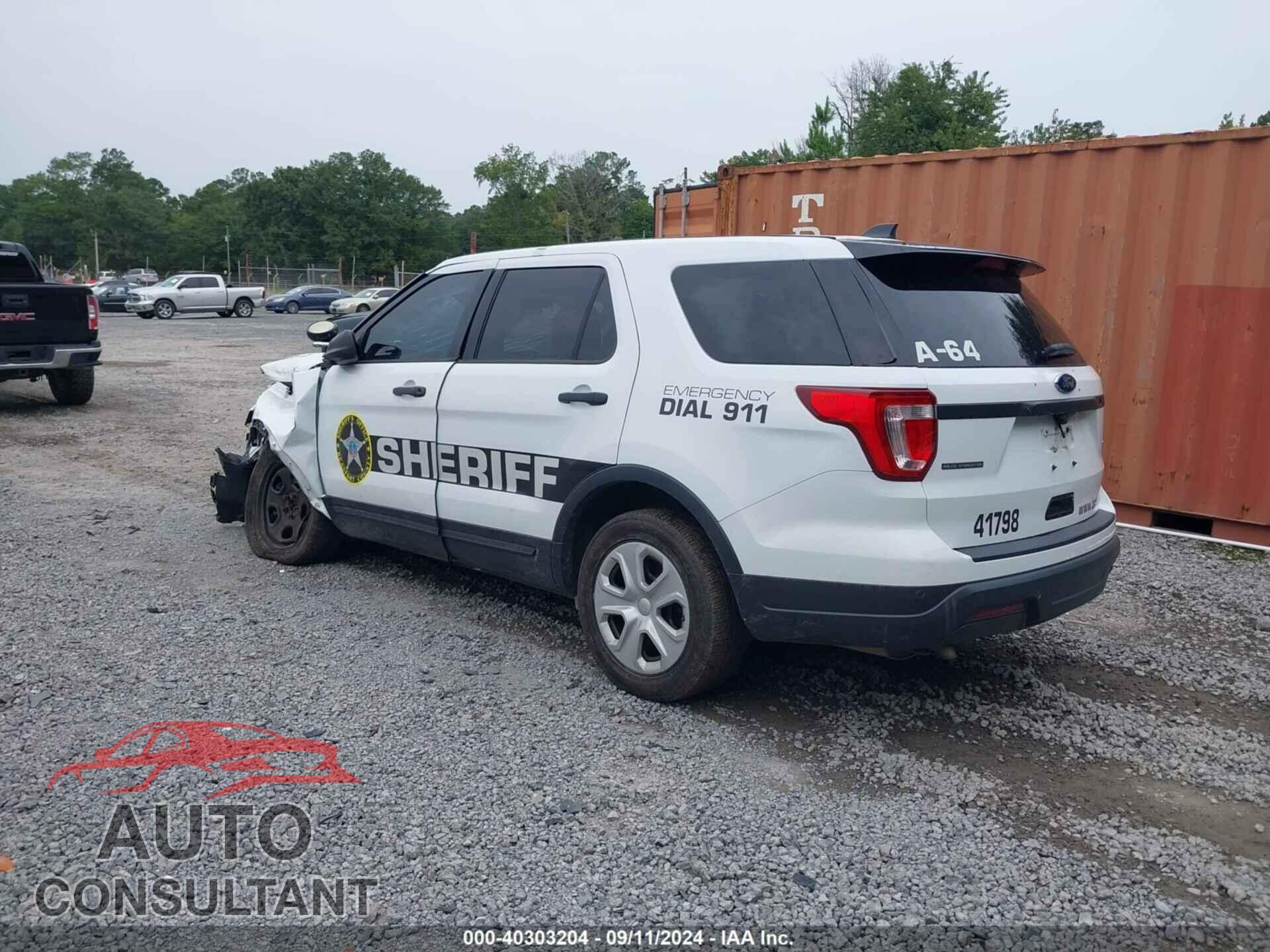 FORD POLICE INTERCEPTOR UTILITY 2018 - 1FM5K8AR9JGB68560