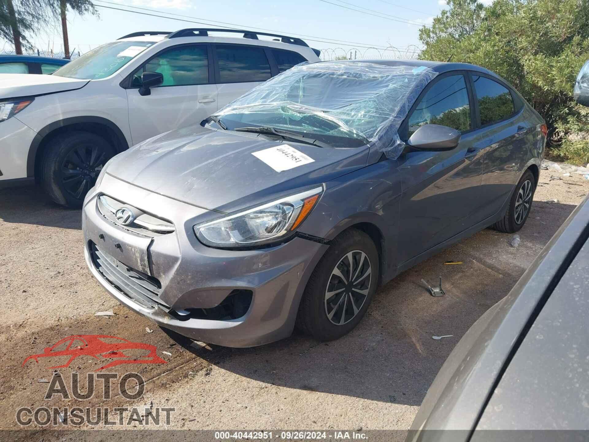 HYUNDAI ACCENT 2017 - KMHCT4AE0HU313975