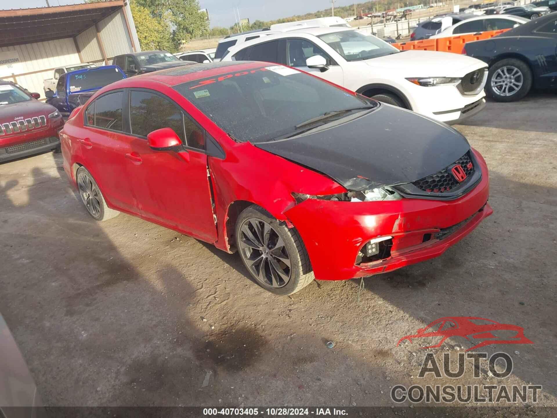 HONDA CIVIC 2013 - 2HGFB6E55DH711479