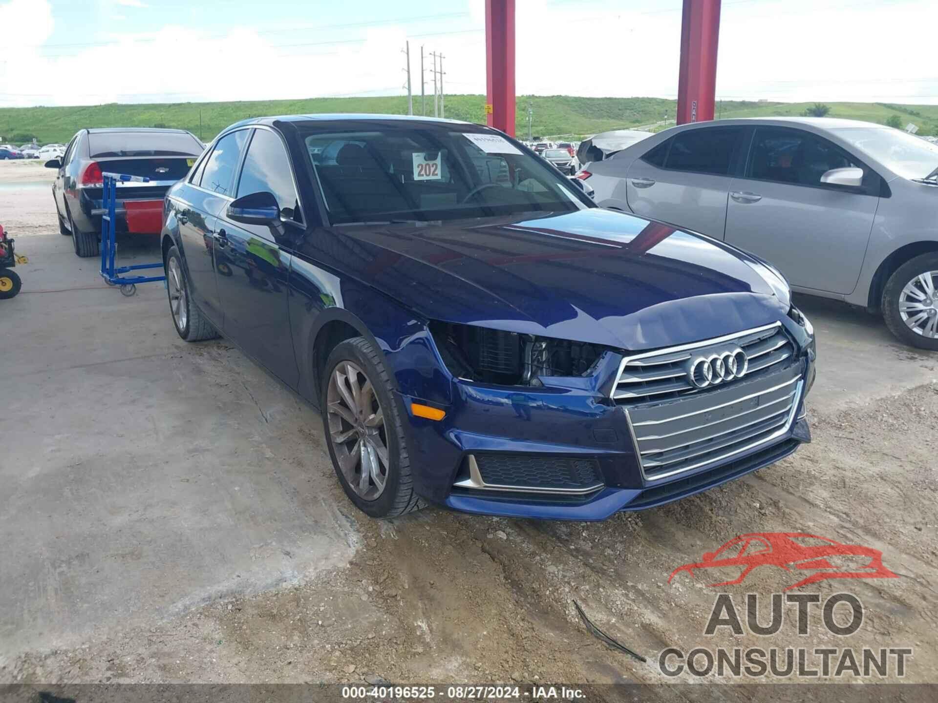 AUDI A4 2019 - WAUGMAF42KA004970