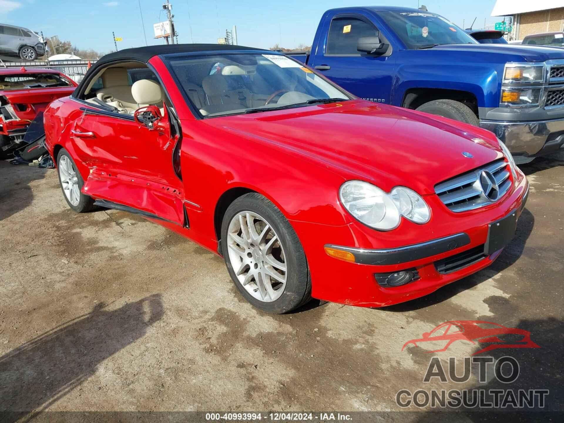 MERCEDES-BENZ CLK 350 2009 - WDBTK56F09T100996