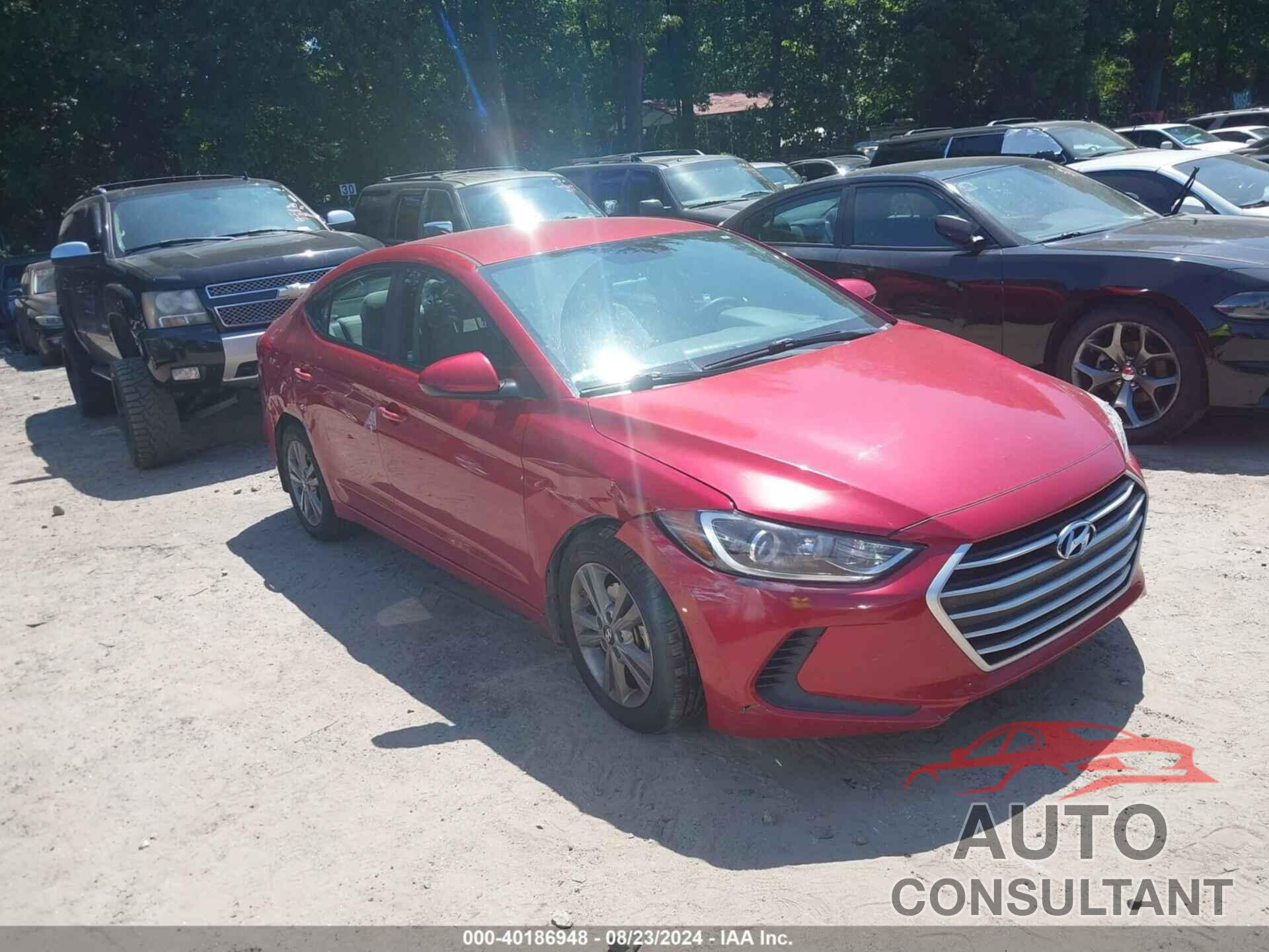 HYUNDAI ELANTRA 2018 - 5NPD84LFXJH250657