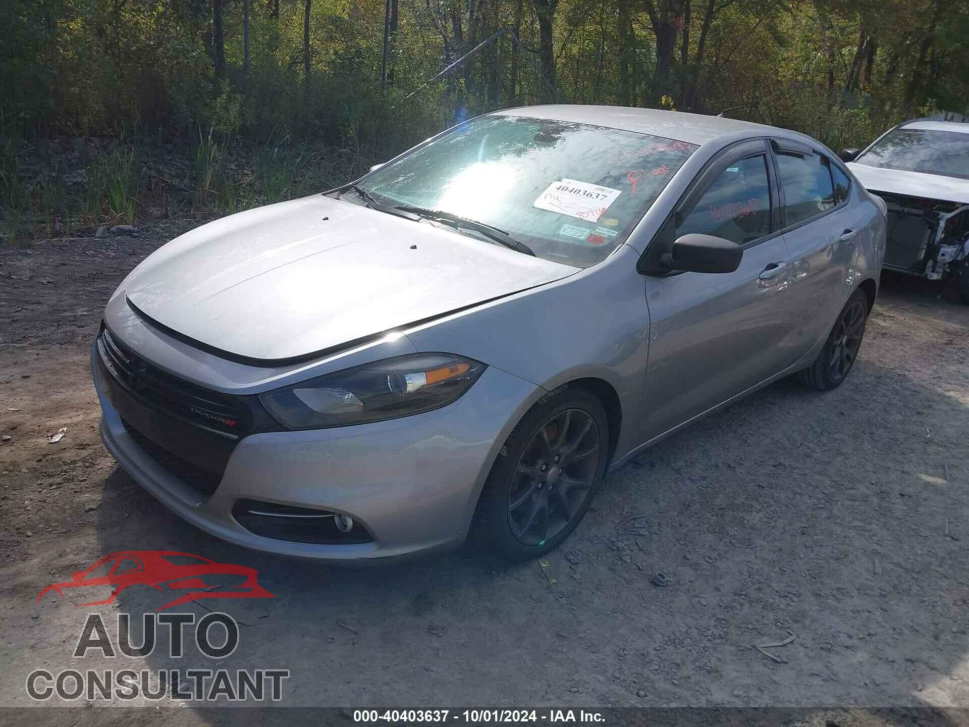 DODGE DART 2015 - 1C3CDFBB9FD403855