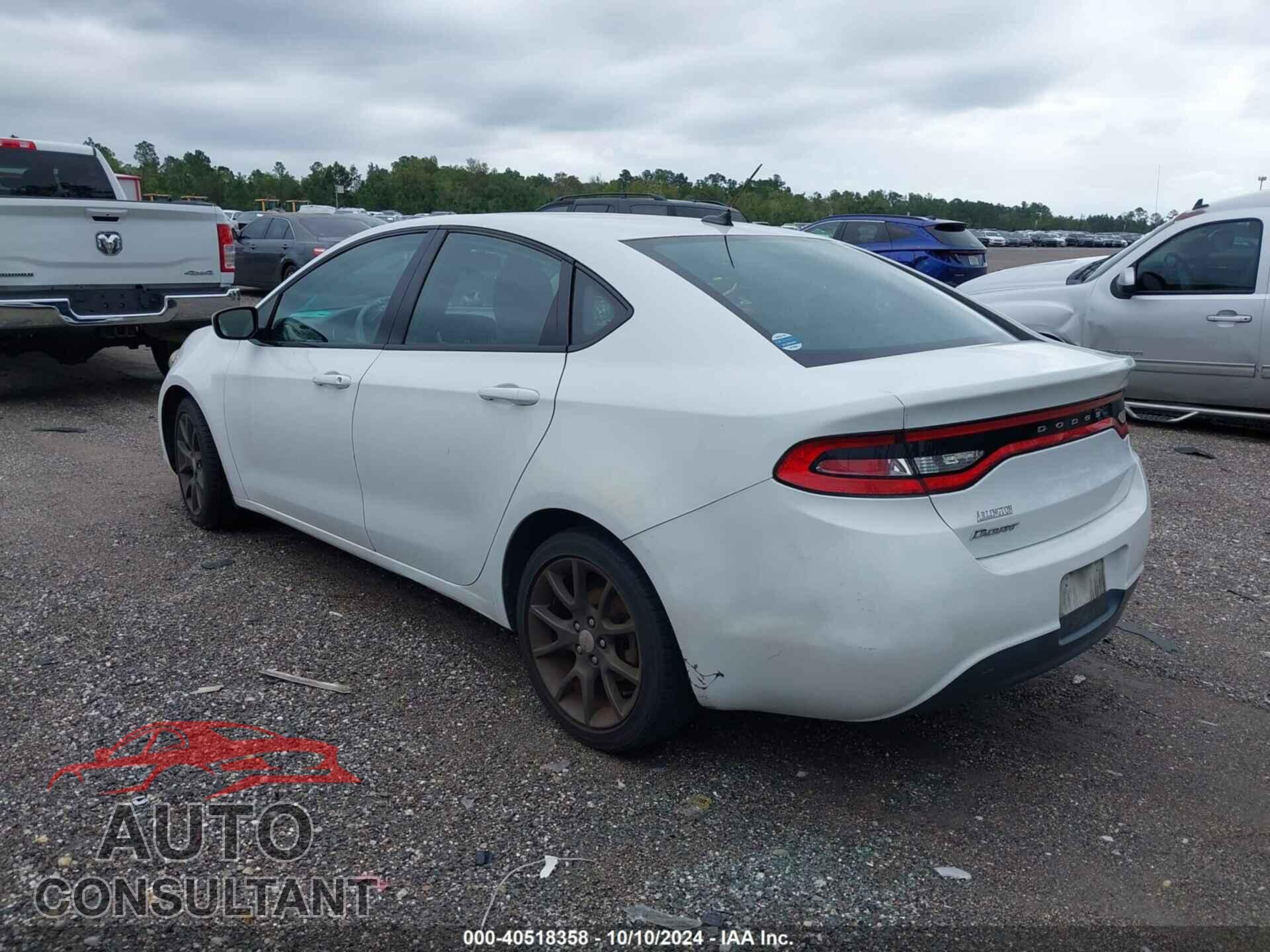 DODGE DART 2016 - 1C3CDFAA5GD516034