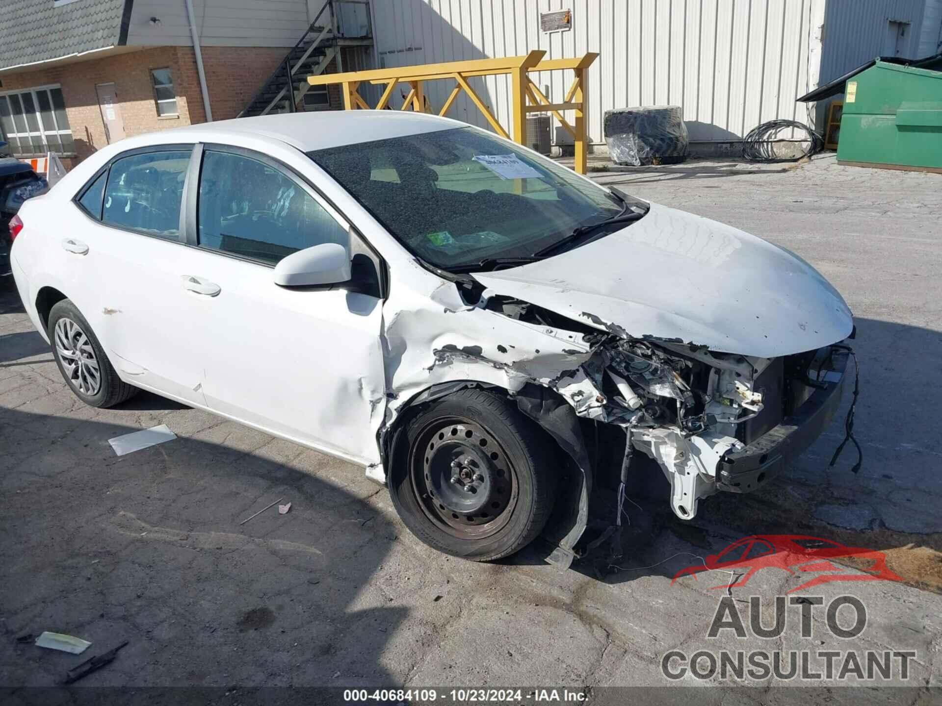 TOYOTA COROLLA 2019 - 2T1BURHEXKC146660