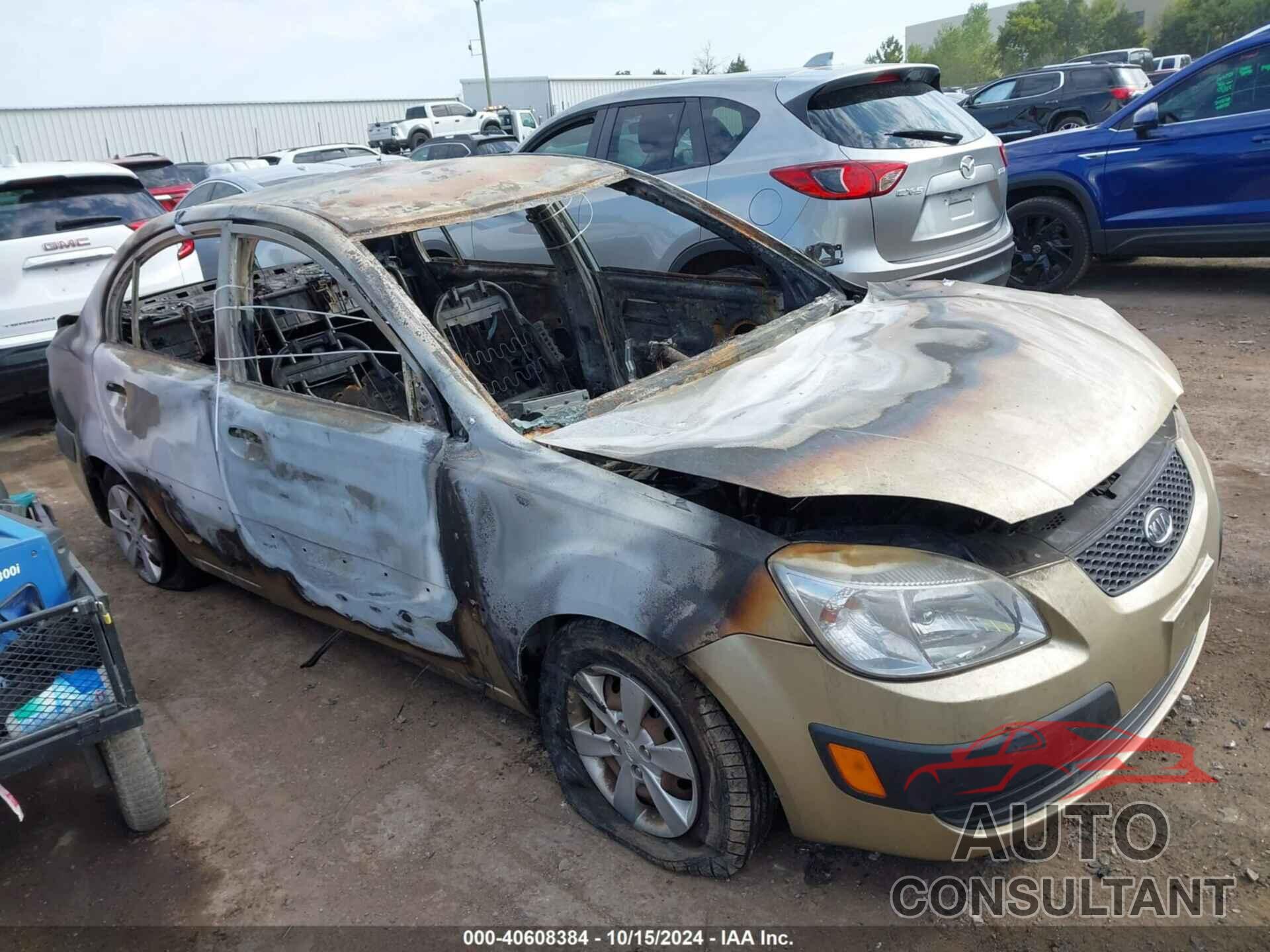 KIA RIO 2009 - KNADE223X96575784