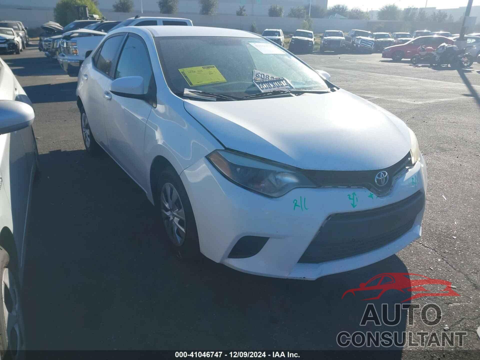 TOYOTA COROLLA 2016 - 5YFBURHE3GP391632