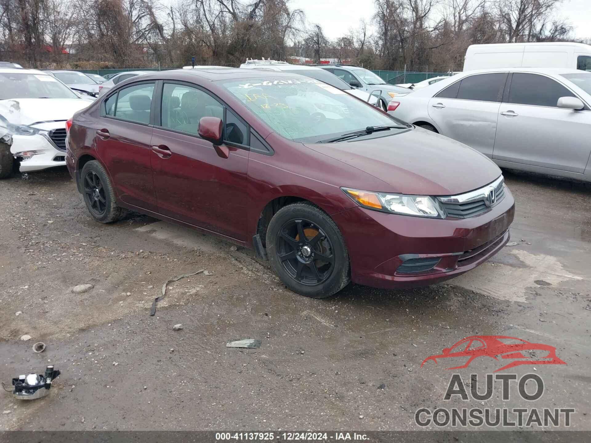 HONDA CIVIC 2012 - 19XFB2F83CE053588