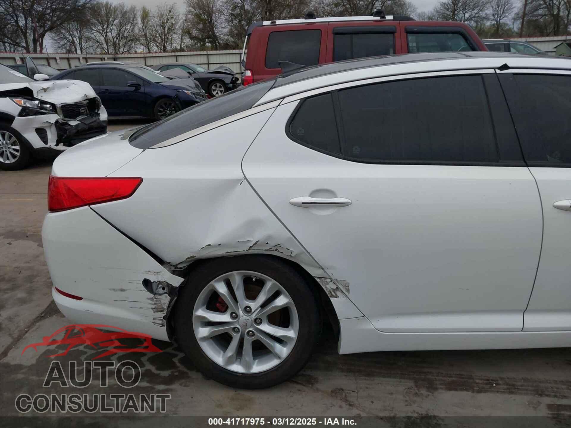 KIA OPTIMA 2013 - 5XXGN4A70DG109727