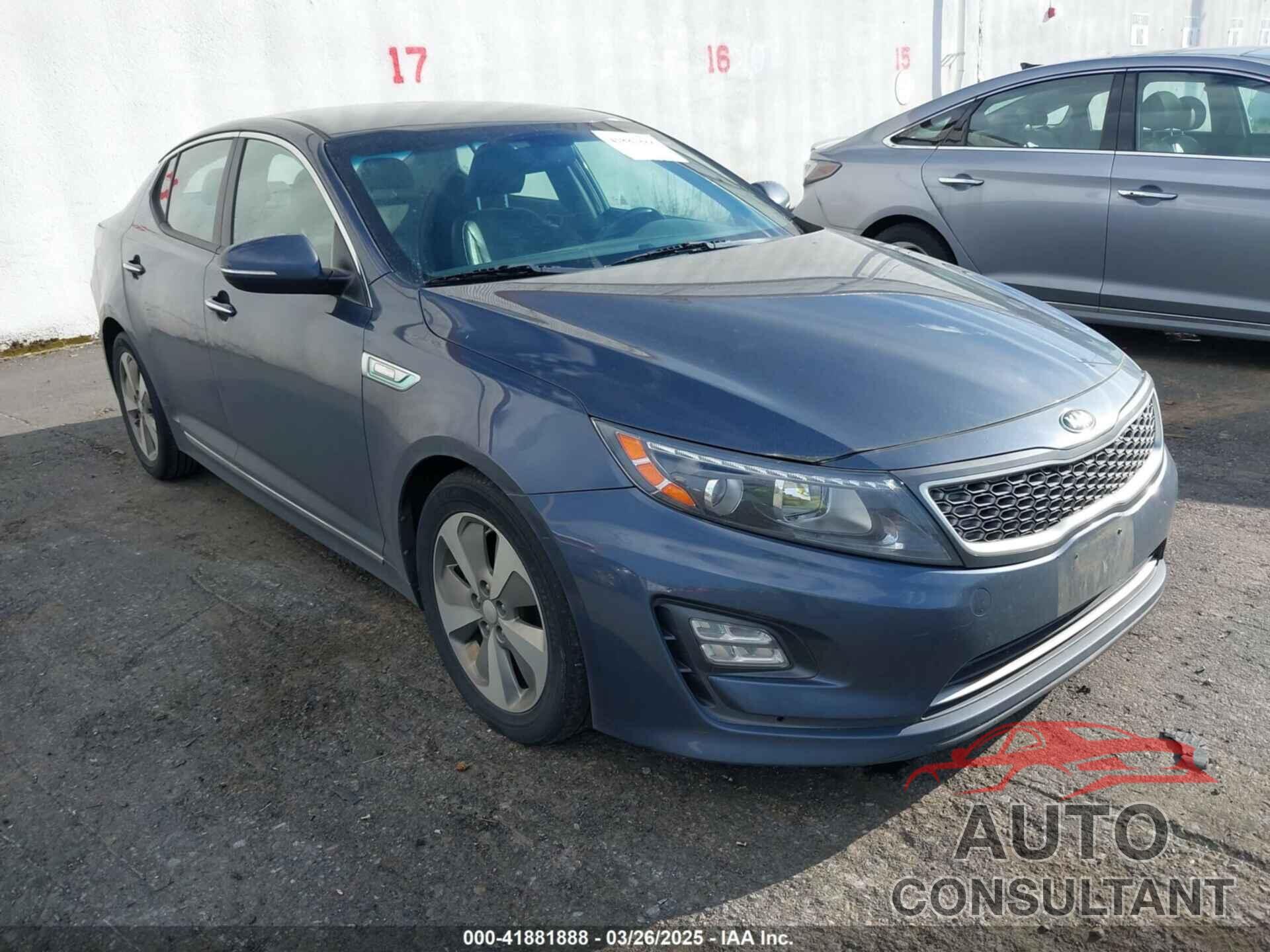 KIA OPTIMA HYBRID 2014 - KNAGN4AD3E5062640