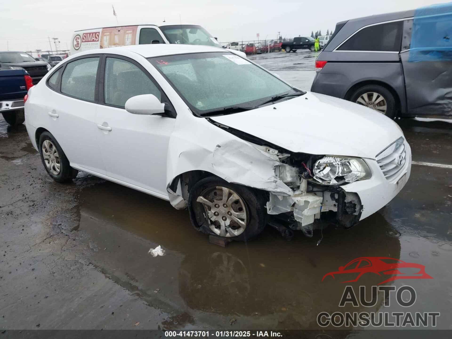 HYUNDAI ELANTRA 2010 - KMHDU4AD1AU944121