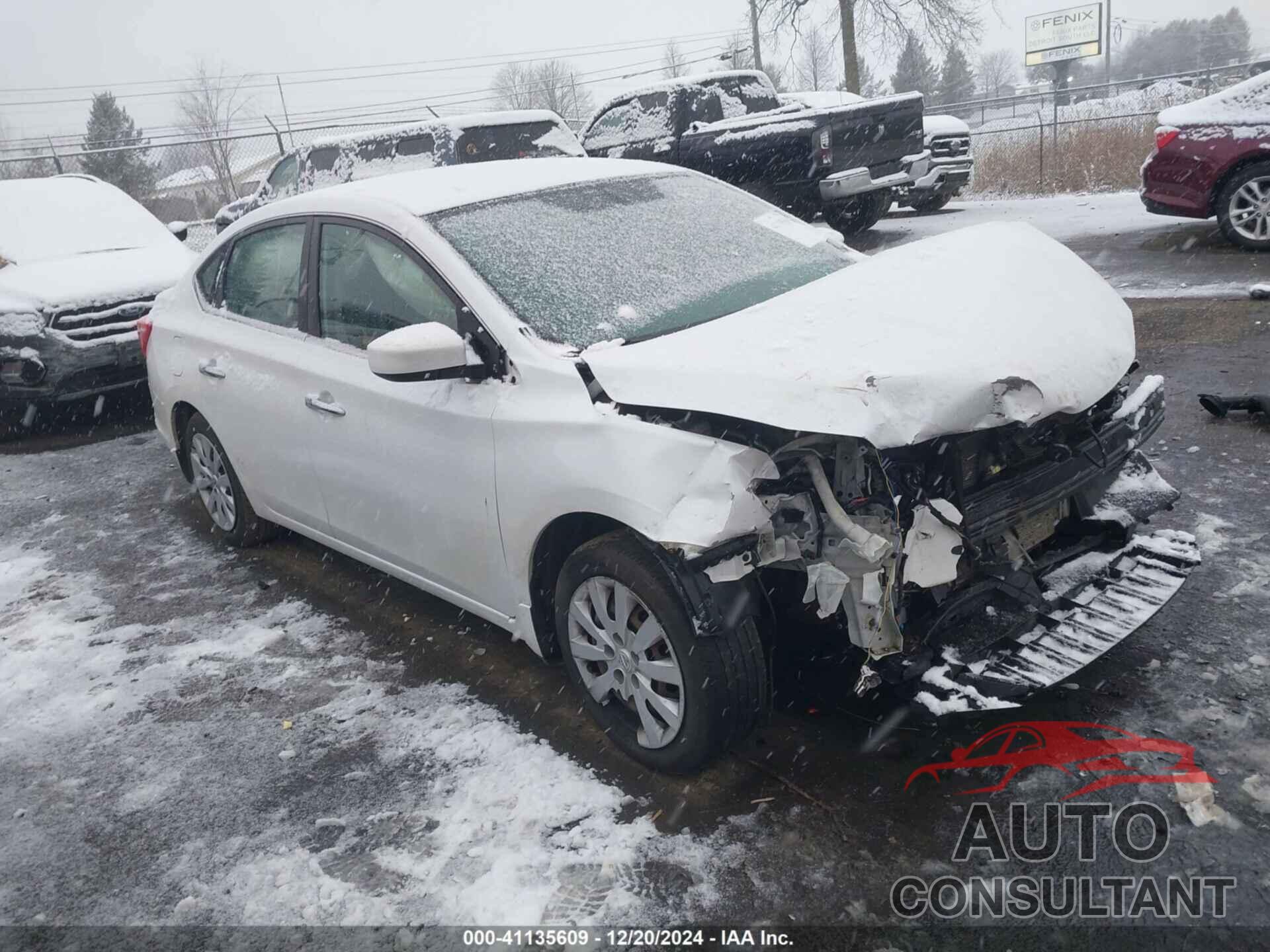 NISSAN SENTRA 2017 - 3N1AB7AP0HY378875