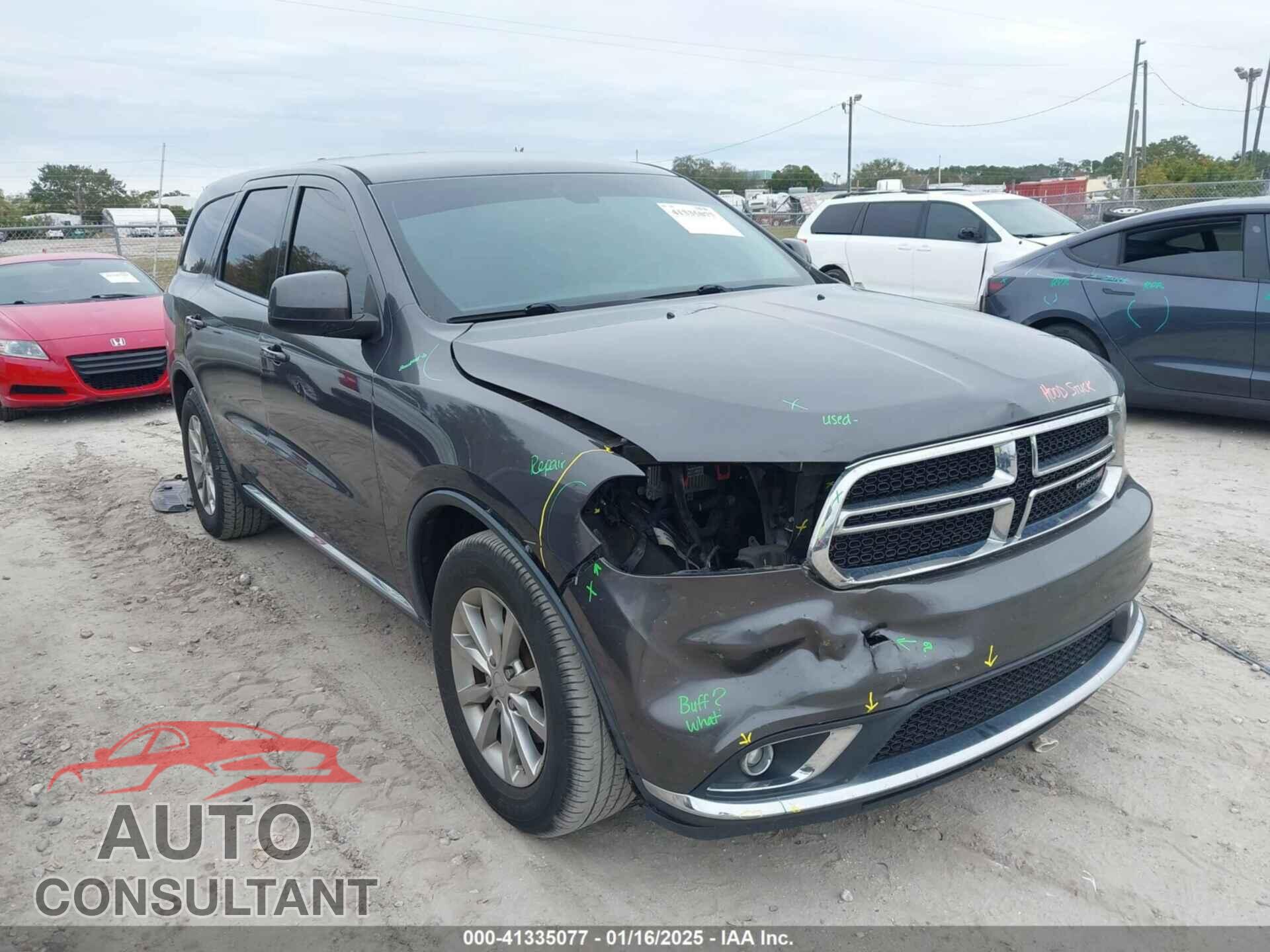DODGE DURANGO 2017 - 1C4RDHAG4HC796722