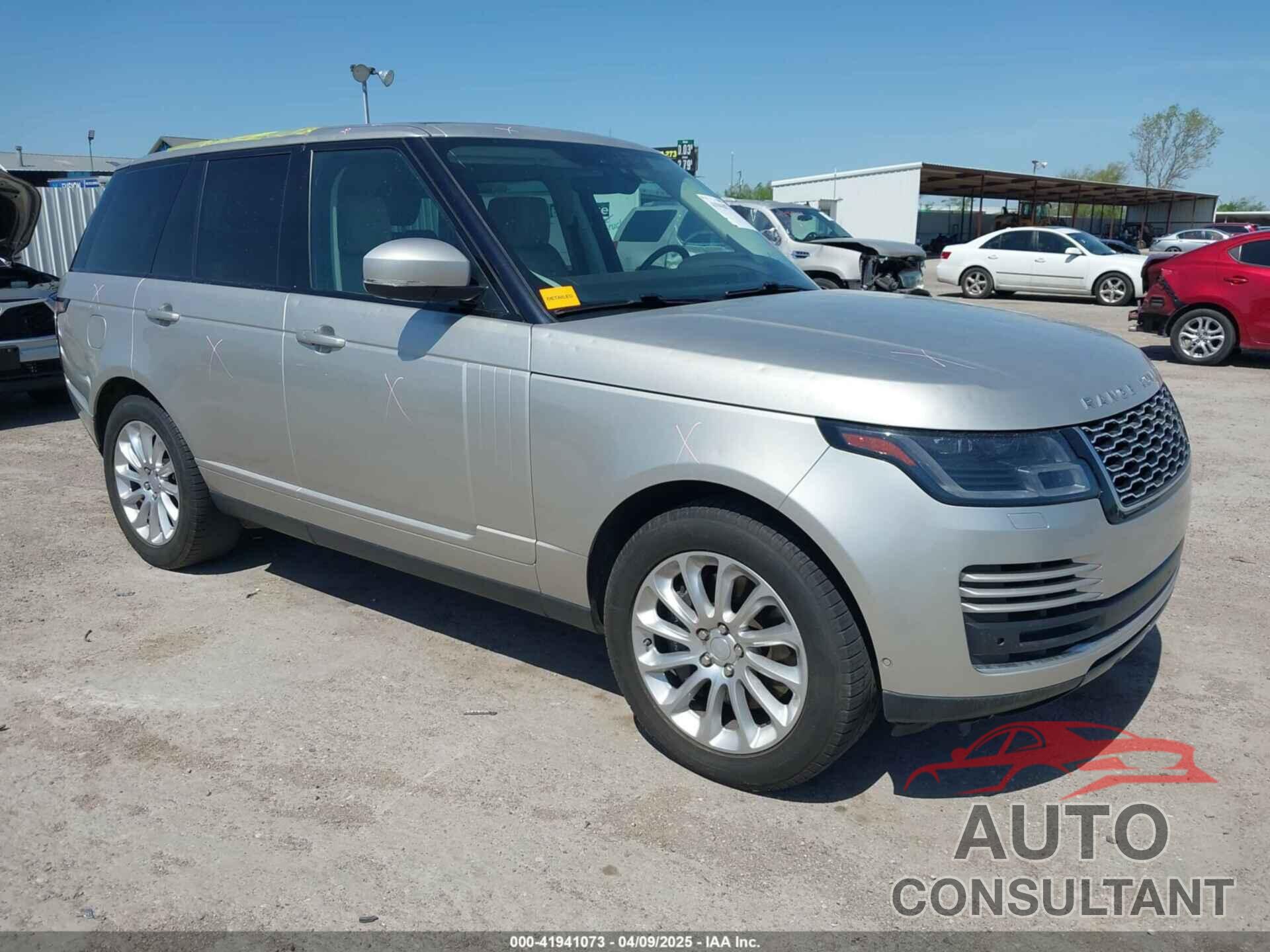 LAND ROVER RANGE ROVER 2019 - SALGS2RE9KA520688