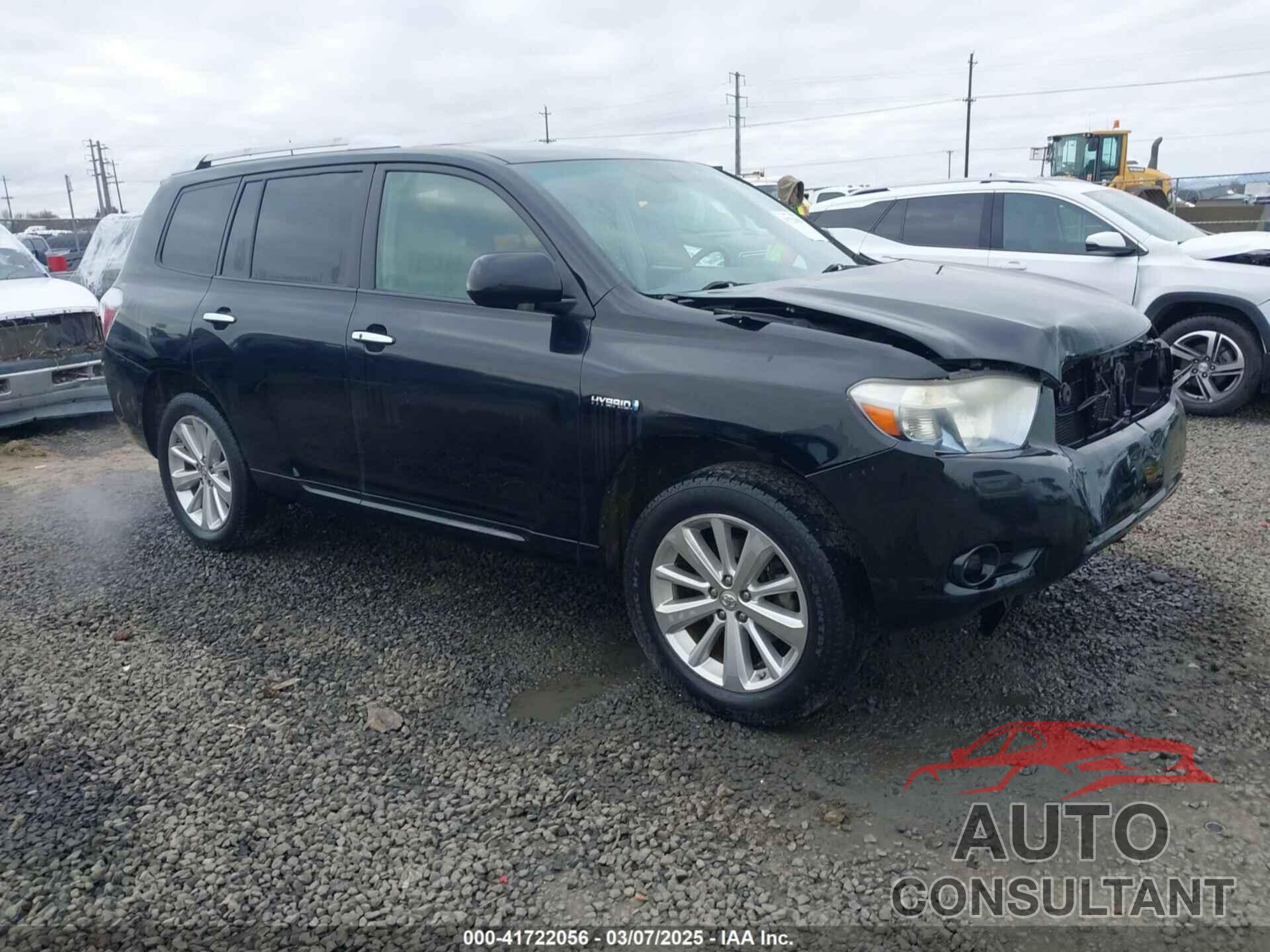 TOYOTA HIGHLANDER HYBRID 2010 - JTEJW3EHXA2046892