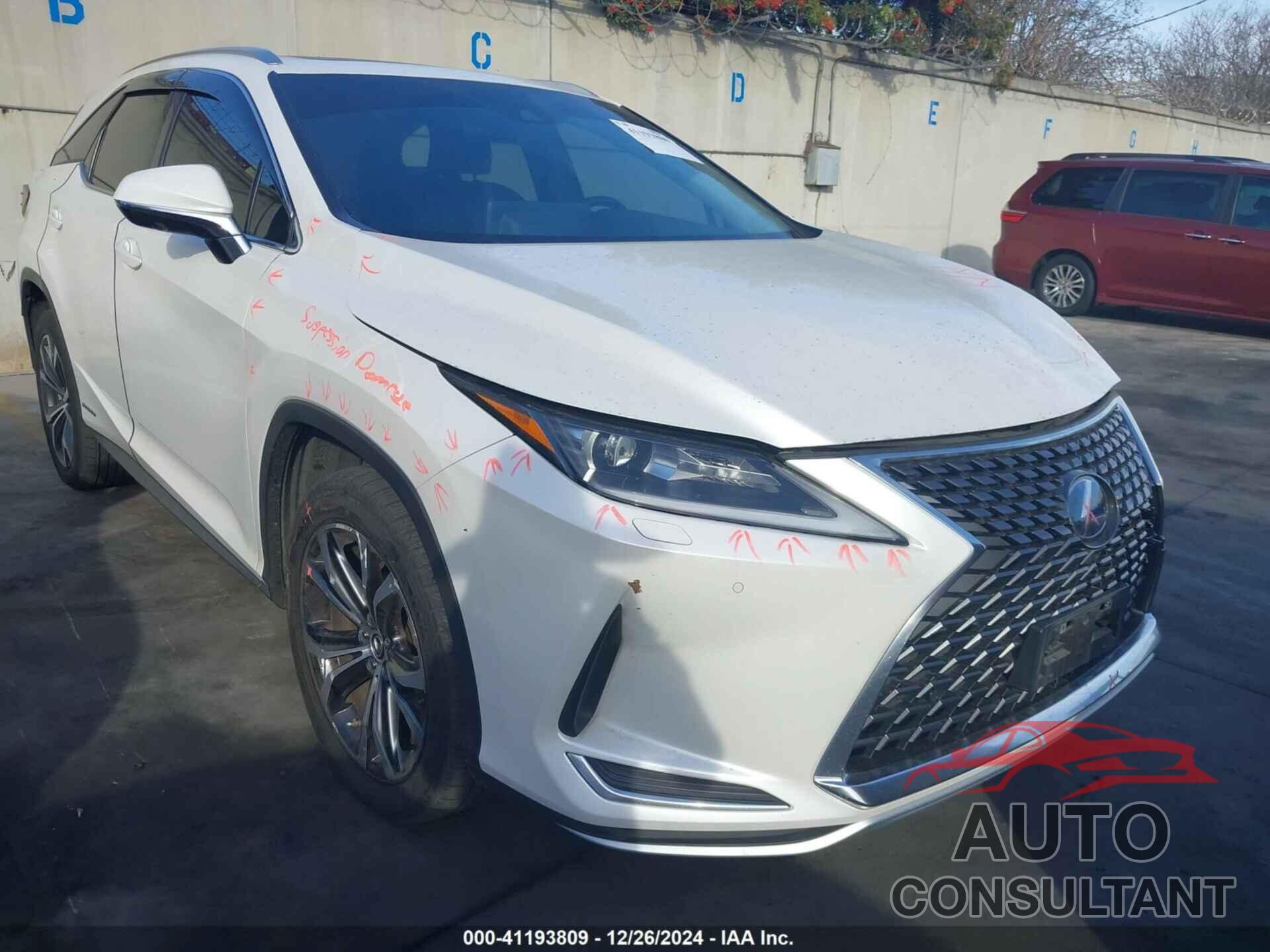 LEXUS RX 450HL 2022 - JTJHGKFA6N2027366