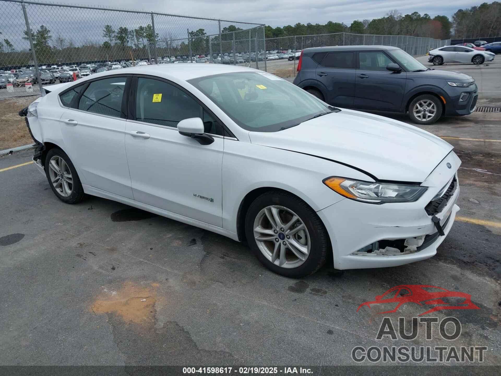 FORD FUSION HYBRID 2018 - 3FA6P0LU9JR206154