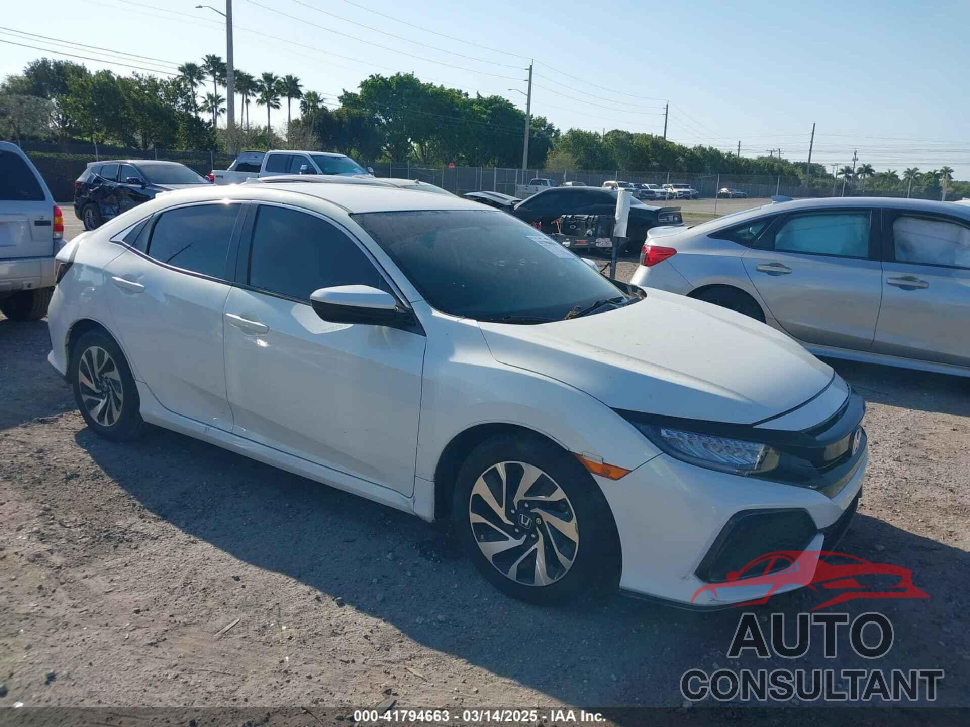 HONDA CIVIC 2017 - SHHFK7H20HU222567