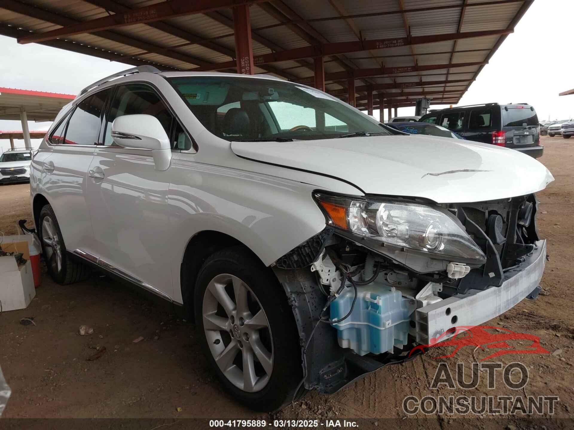 LEXUS RX 350 2011 - 2T2ZK1BA4BC062762