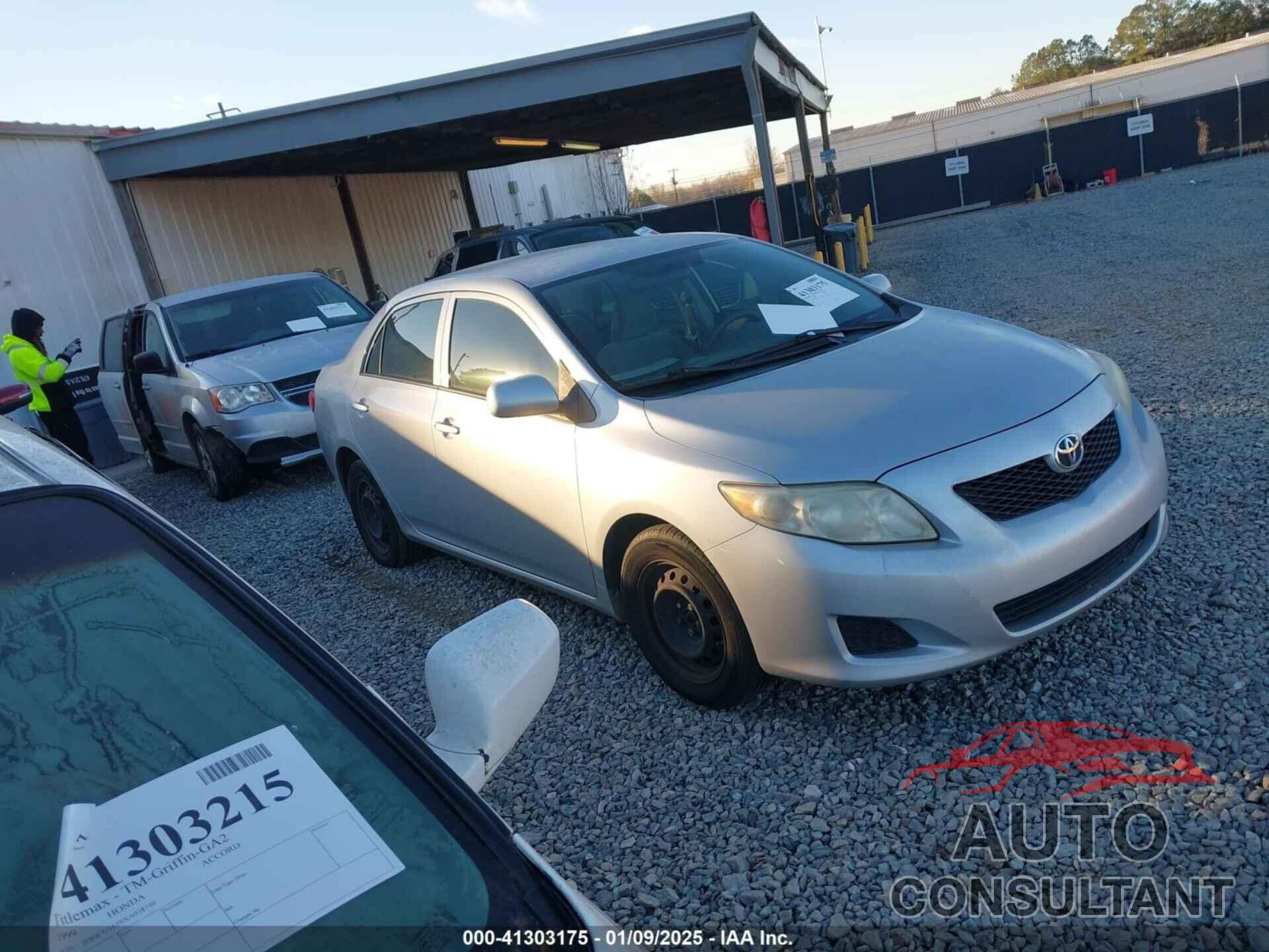 TOYOTA COROLLA 2009 - JTDBL40EX99043675