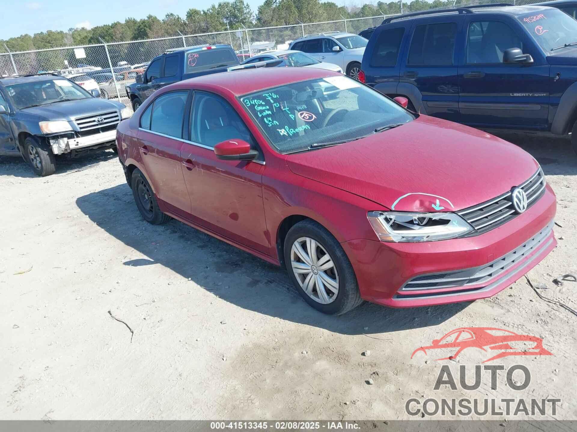 VOLKSWAGEN JETTA 2017 - 3VW2B7AJ2HM275720