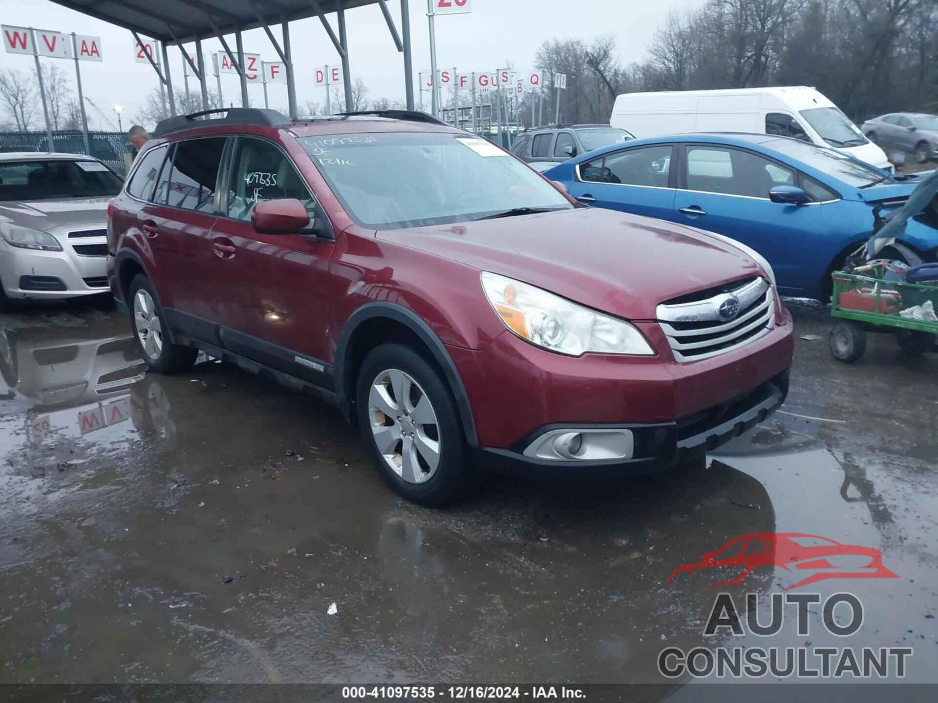 SUBARU OUTBACK 2011 - 4S4BRBGC7B3334176