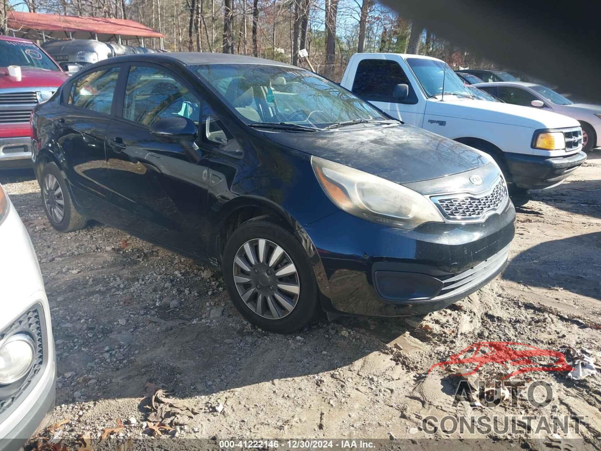 KIA RIO 2012 - KNADN4A35C6091798