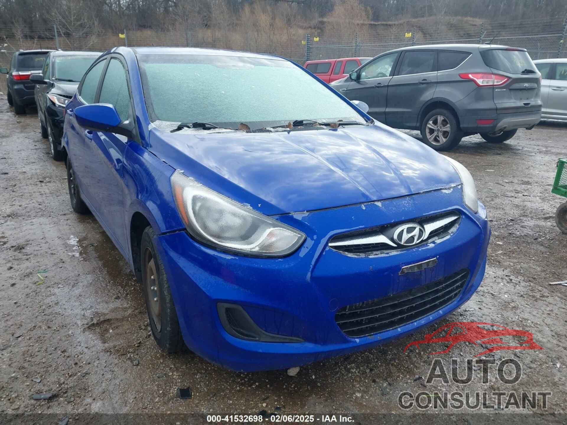 HYUNDAI ACCENT 2013 - KMHCT4AE9DU491295