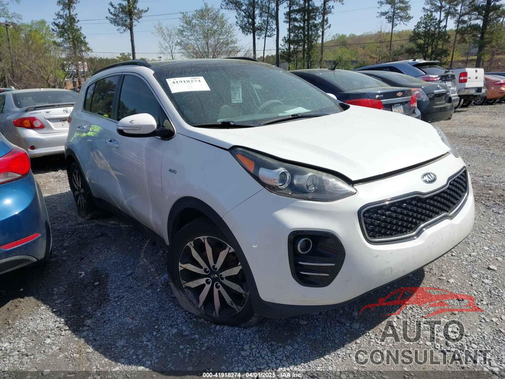 KIA SPORTAGE 2018 - KNDPNCACXJ7321157