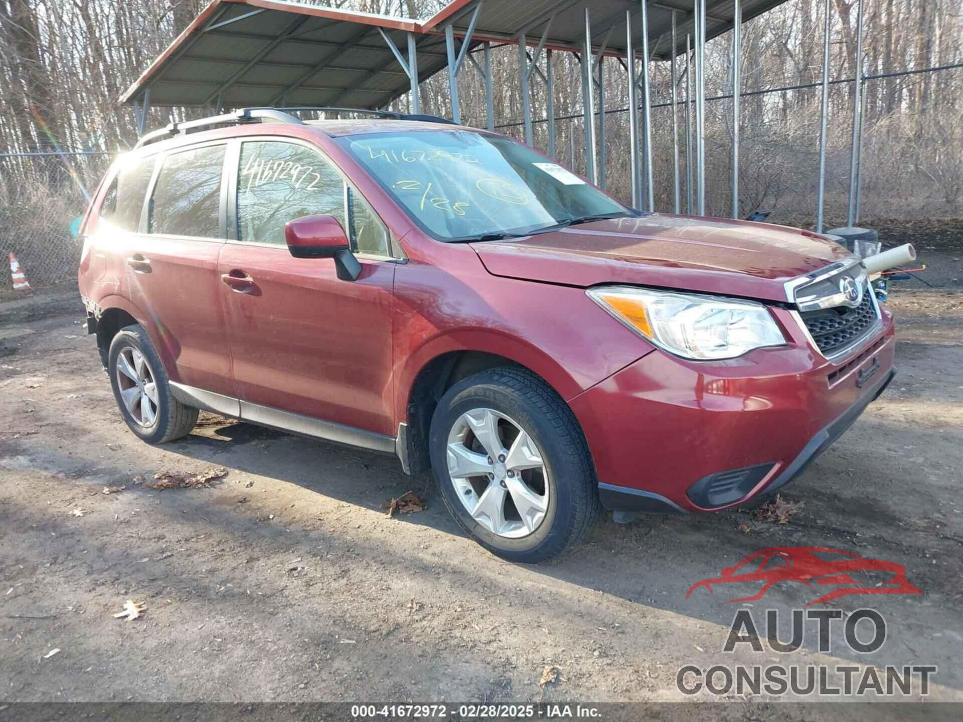 SUBARU FORESTER 2015 - JF2SJADC5FH820943
