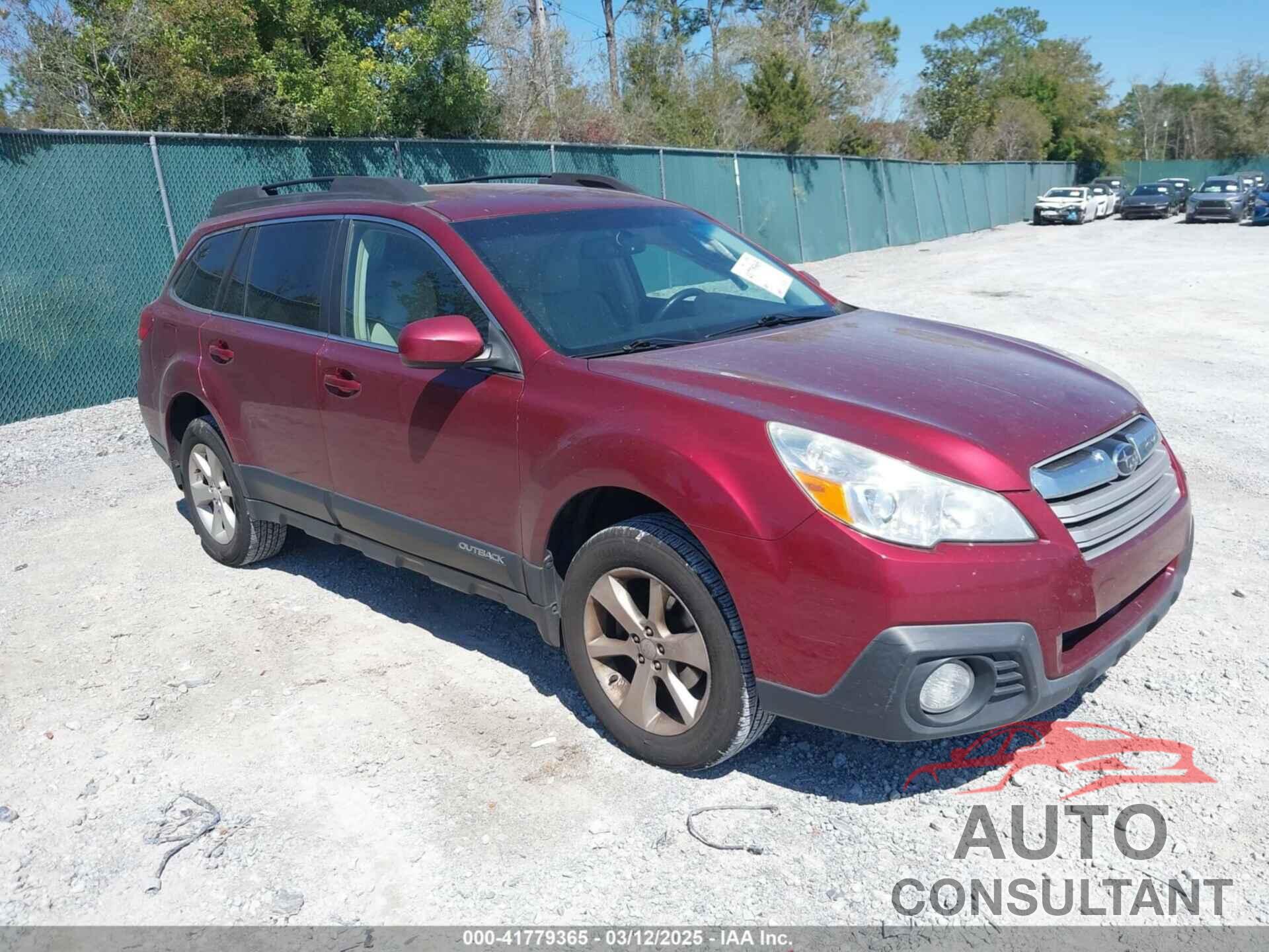 SUBARU OUTBACK 2014 - 4S4BRBCC4E3248768