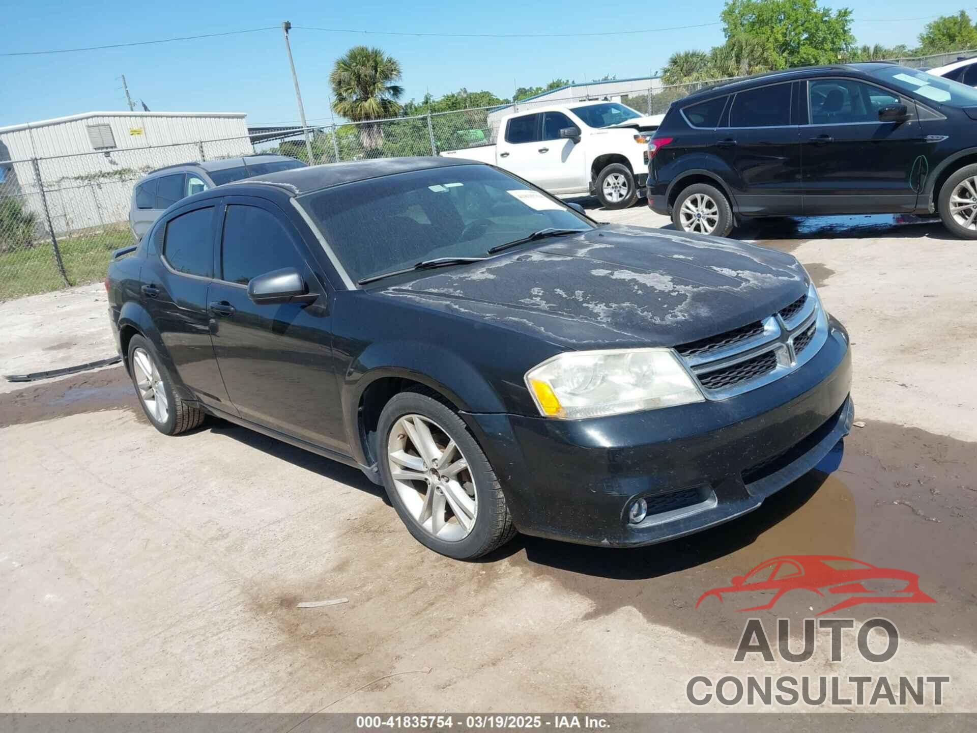 DODGE AVENGER 2011 - 1B3BD1FG4BN544807