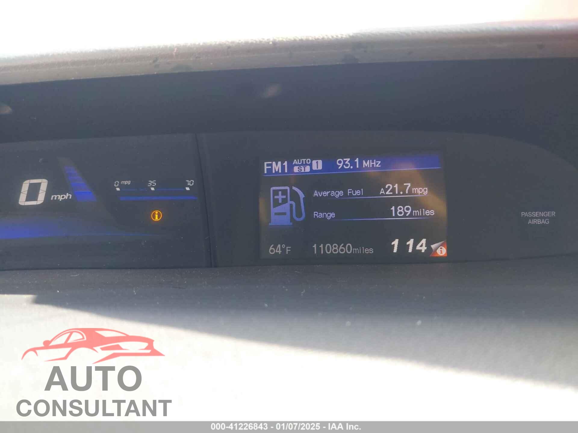 HONDA CIVIC 2013 - 19XFB2F56DE276795