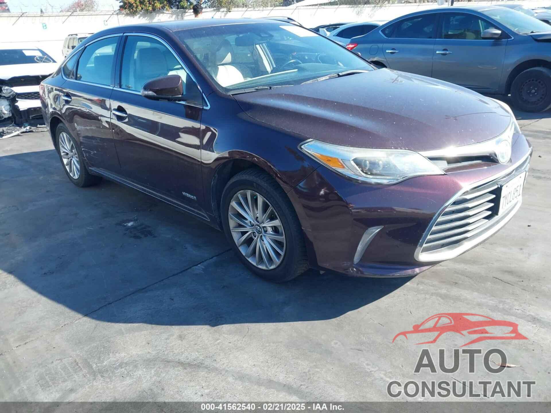 TOYOTA AVALON HYBRID 2017 - 4T1BD1EB8HU058810