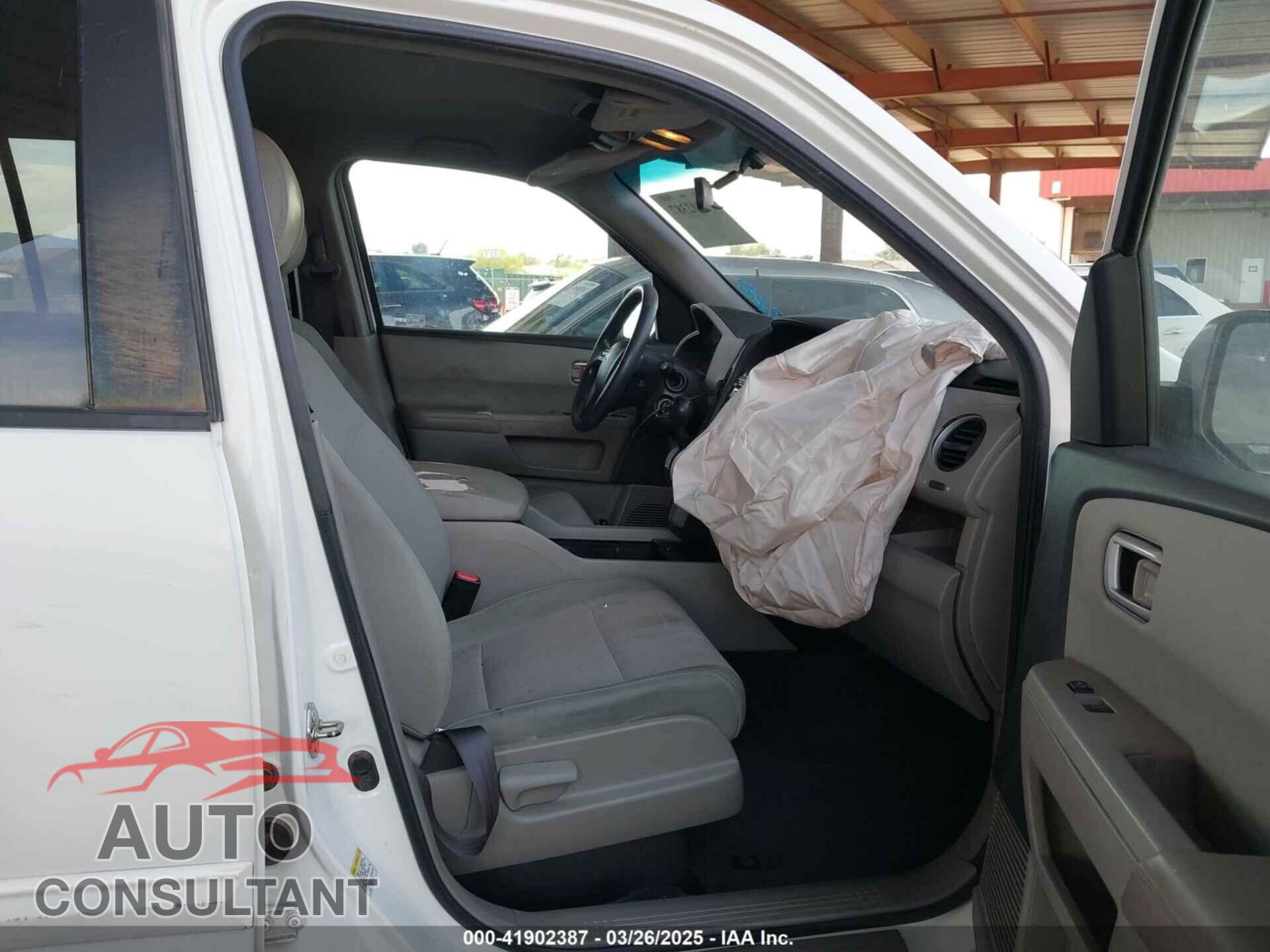 HONDA PILOT 2012 - 5FNYF3H45CB031857
