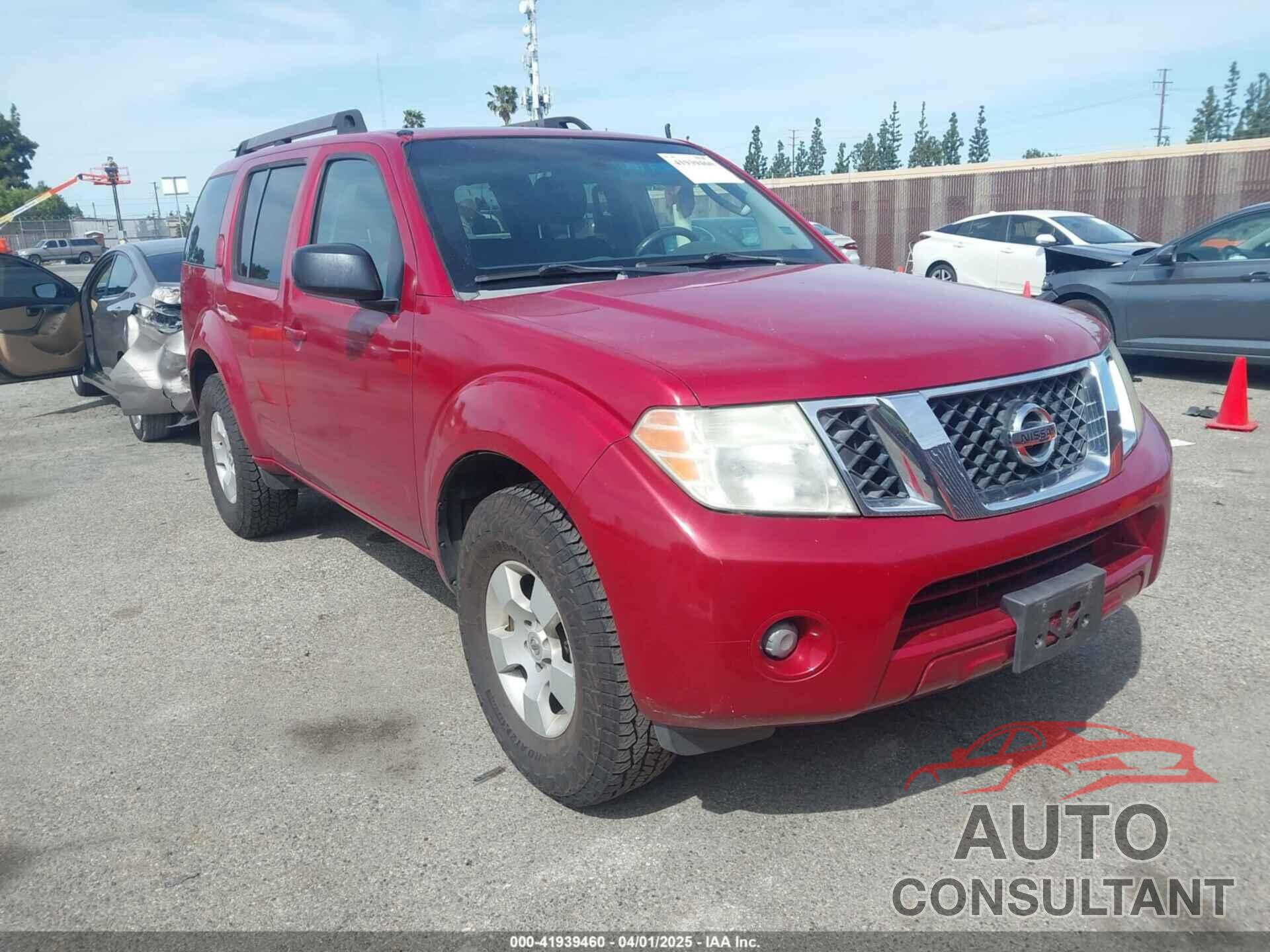 NISSAN PATHFINDER 2009 - 5N1AR18B49C606737