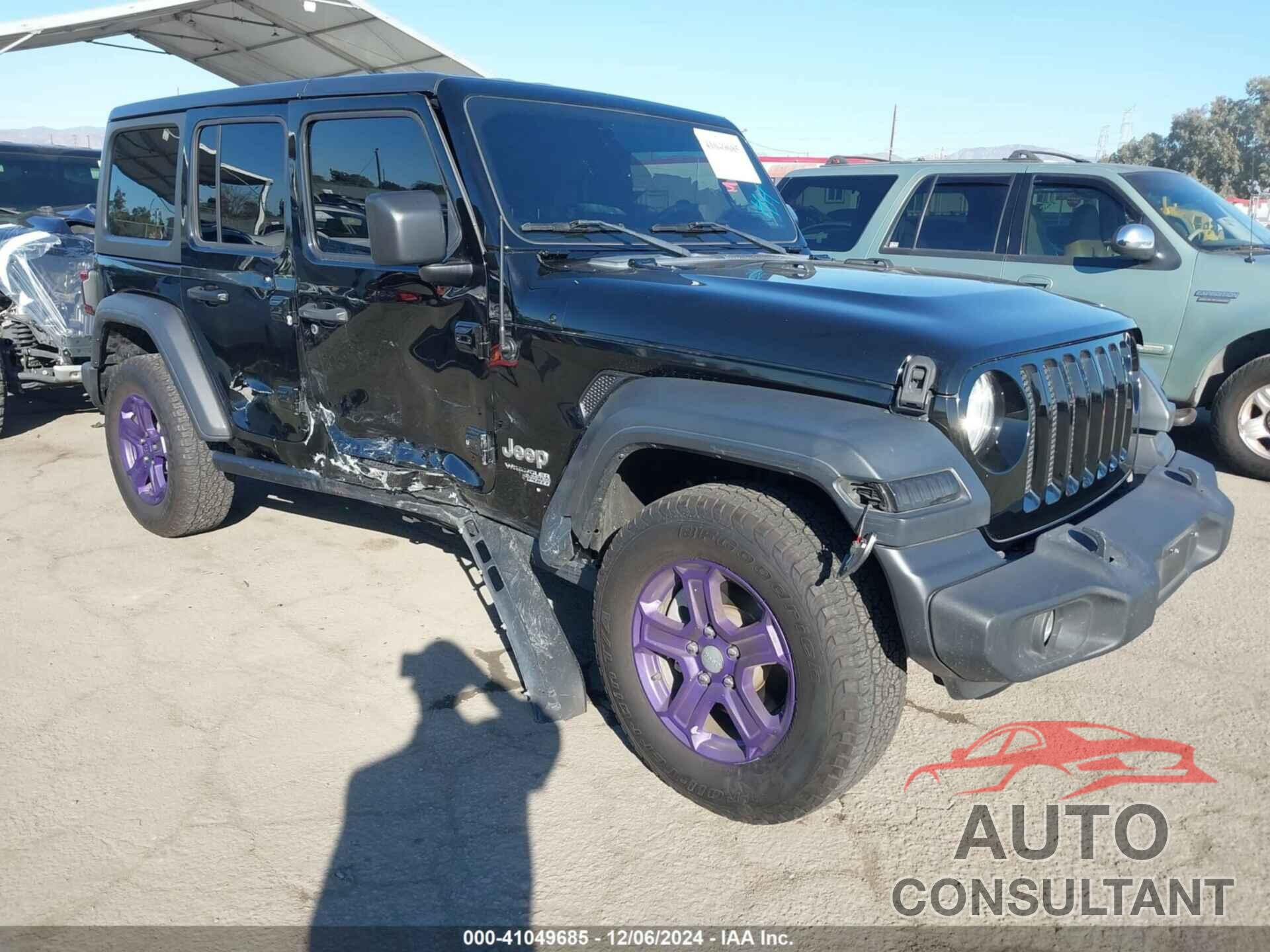 JEEP WRANGLER UNLIMITED 2018 - 1C4HJXDN2JW145358