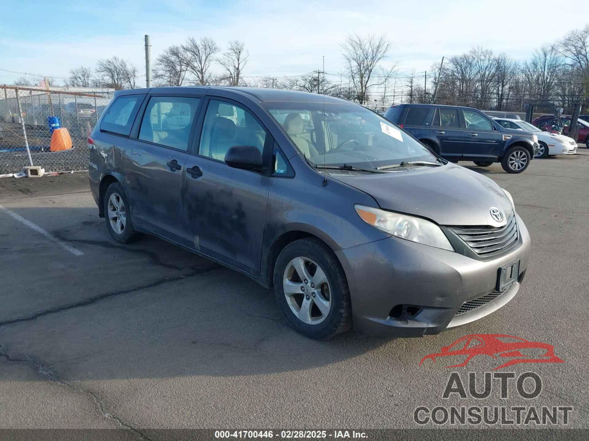 TOYOTA SIENNA 2012 - 5TDZK3DCXCS258843