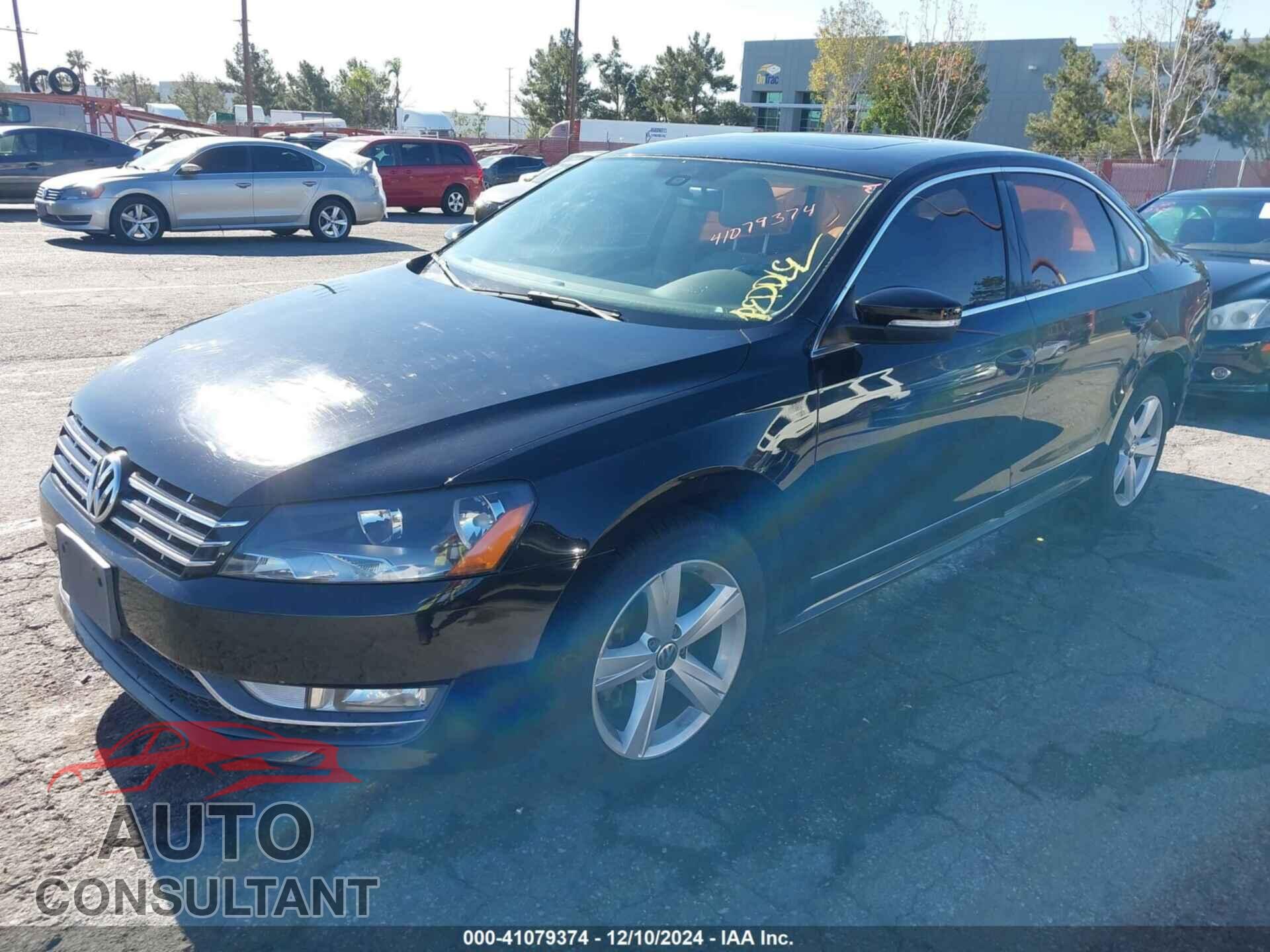 VOLKSWAGEN PASSAT 2012 - 1VWCN7A39CC038312