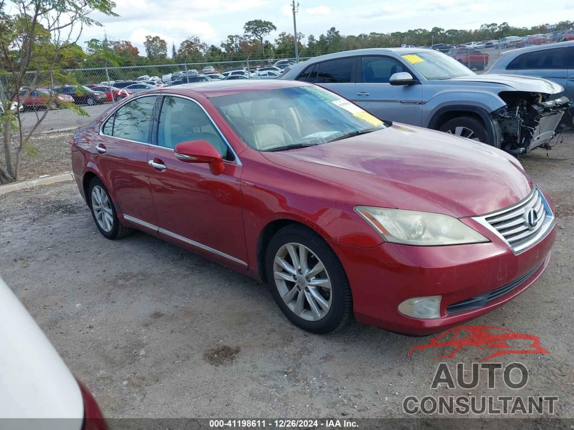 LEXUS ES 350 2010 - JTHBK1EG2A2401231